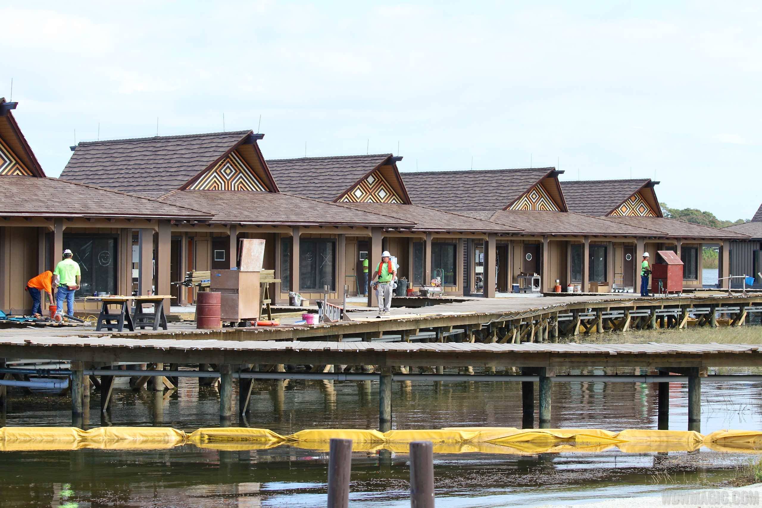 PHOTOS - The lagoon villas under construction at Disney's Polynesian Village Resort