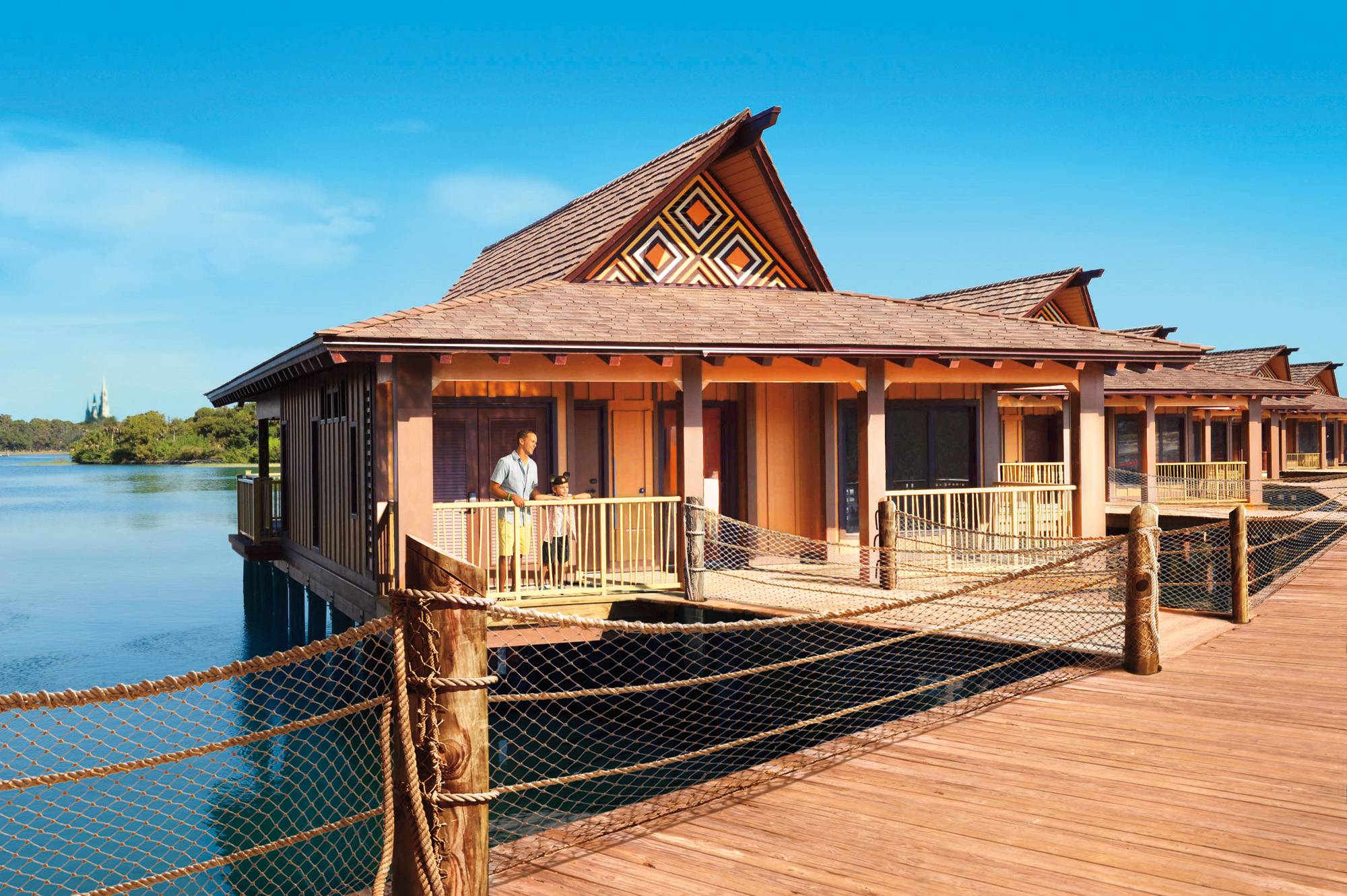 Bora Bora Bungalow exterior at Disney's Polynesian Village Resort