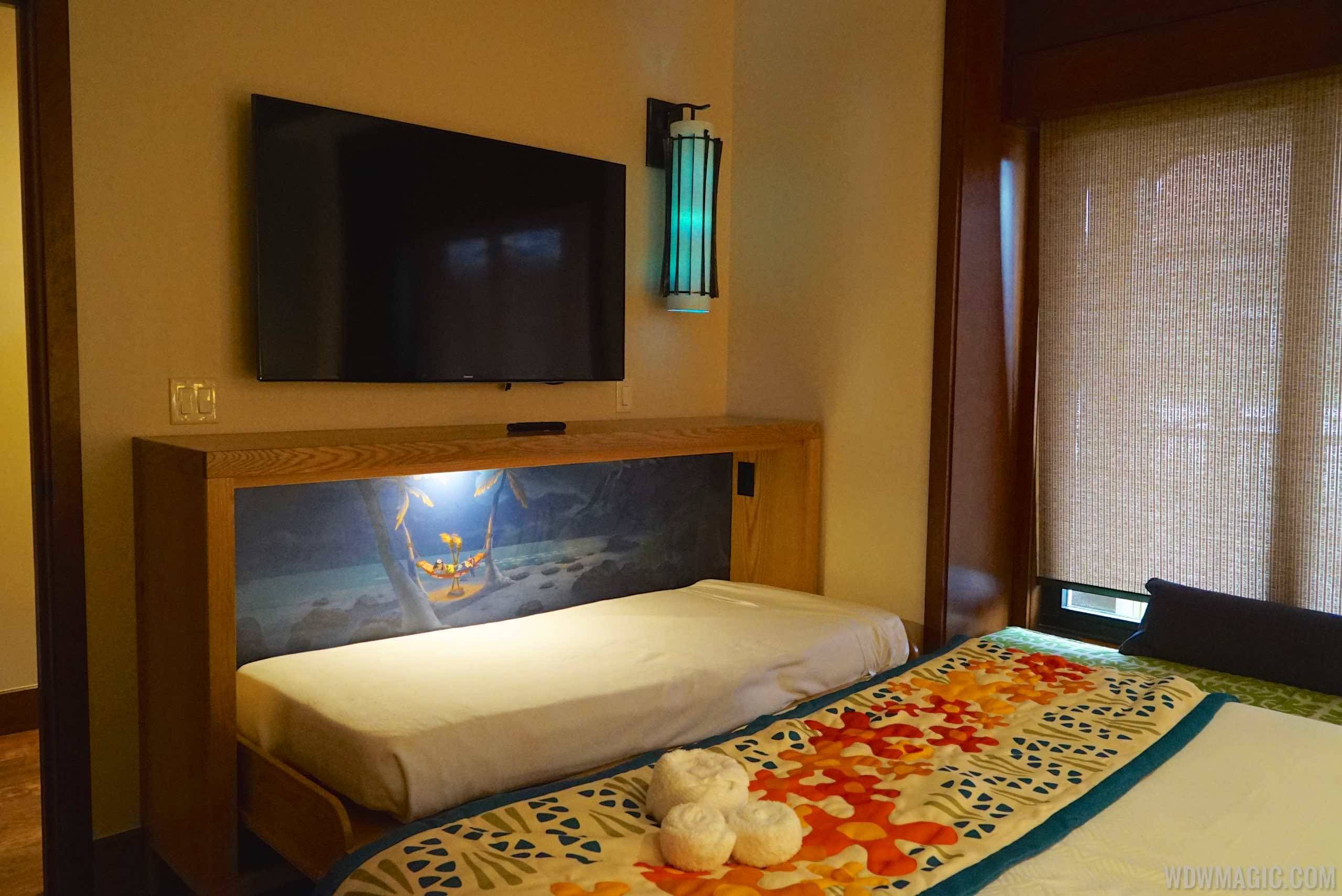 Disney's Polynesian Village Resort Bora Bora Bungalow - Fold down bed in second bedroom