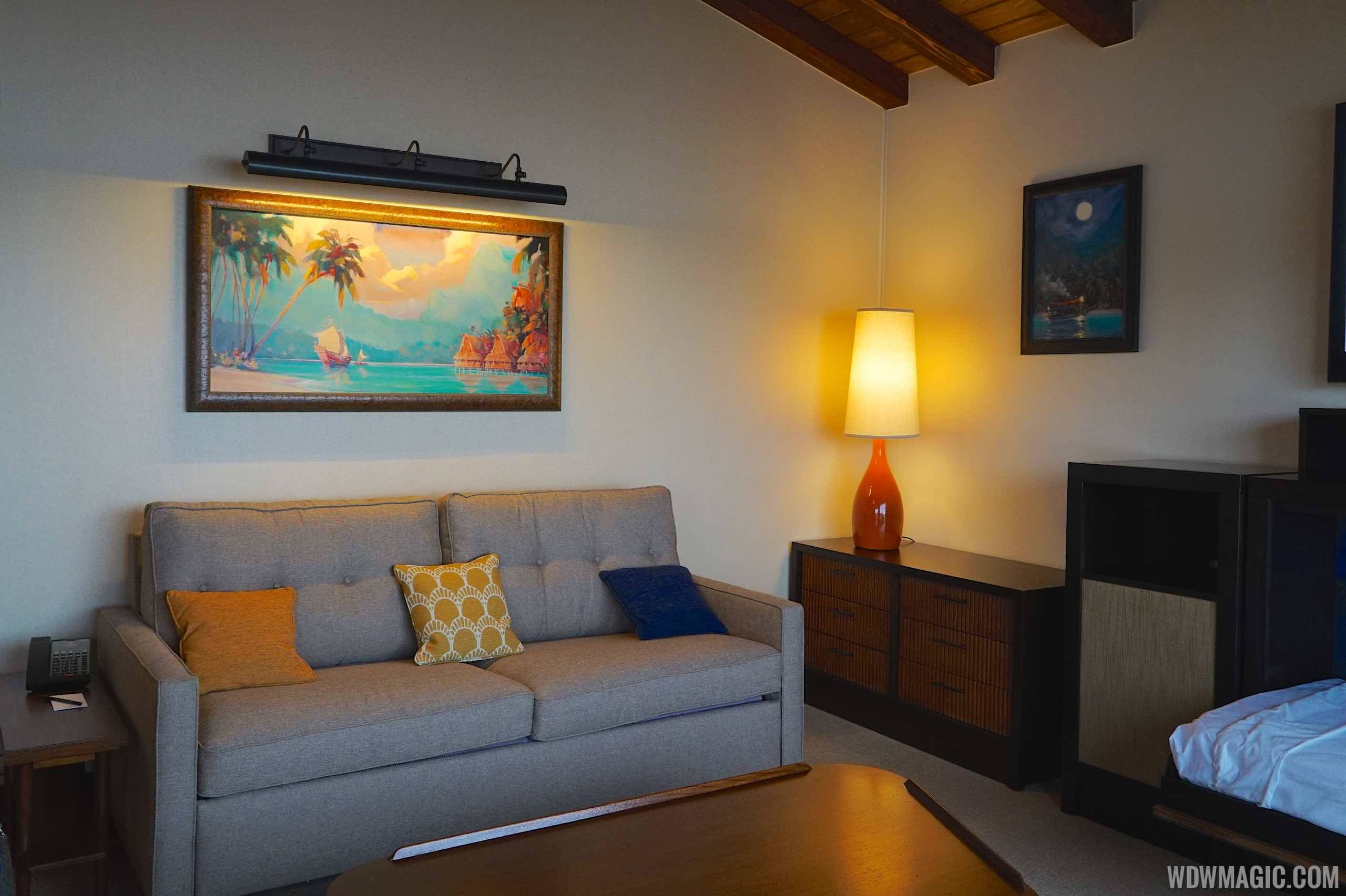 Disney's Polynesian Village Resort Bora Bora Bungalow - Living area