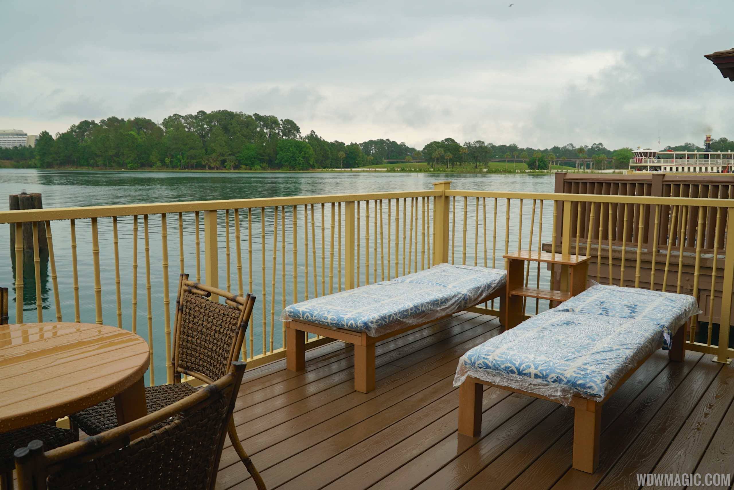 Disney's Polynesian Village Resort Bora Bora Bungalow - View from the deck