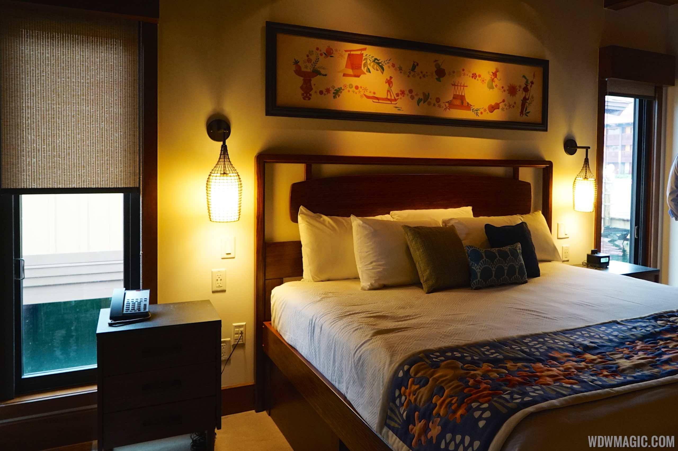 Disney's Polynesian Village Resort Bora Bora Bungalow - Master bedroom