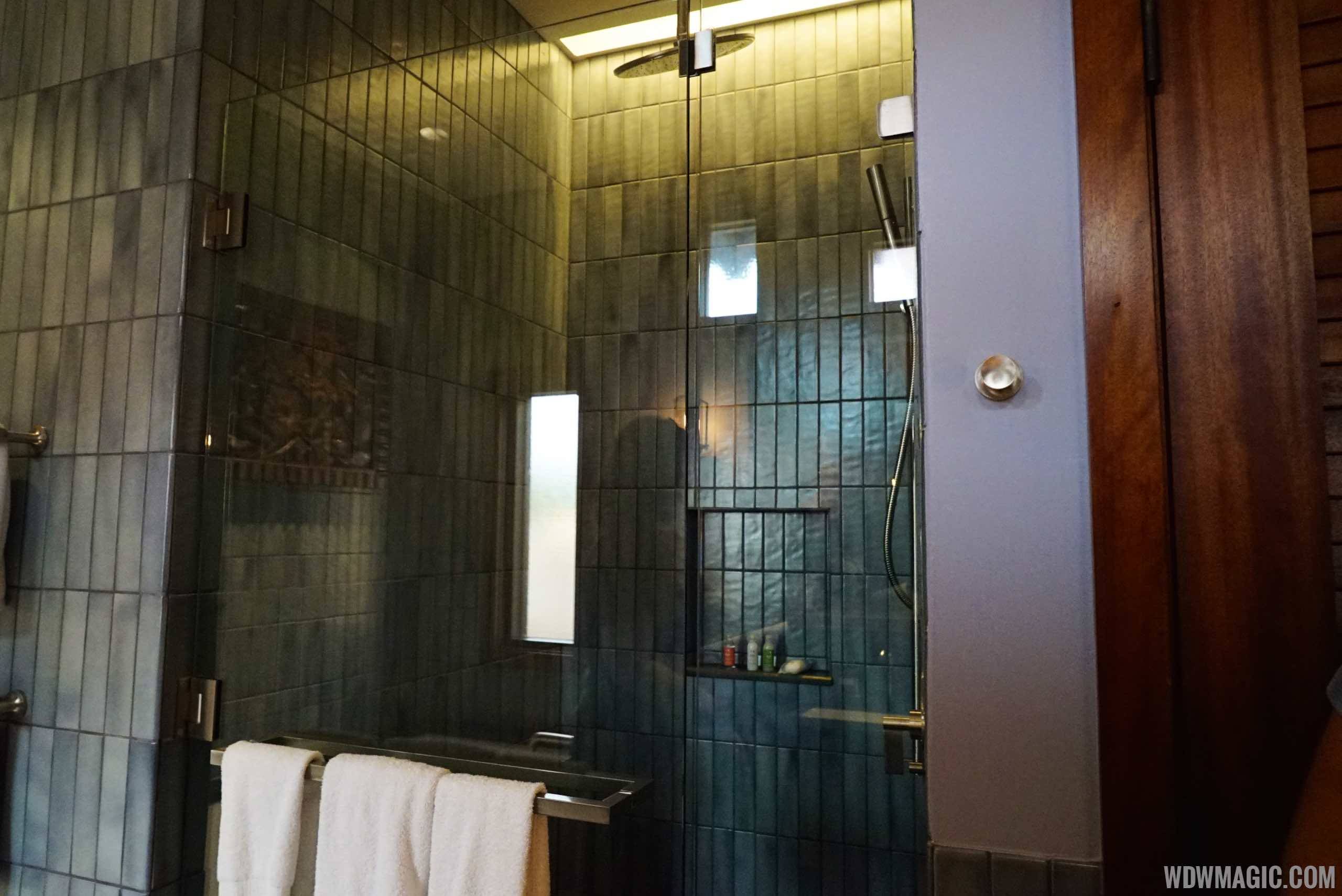 Disney's Polynesian Village Resort Bora Bora Bungalow - Walk in shower in master bath