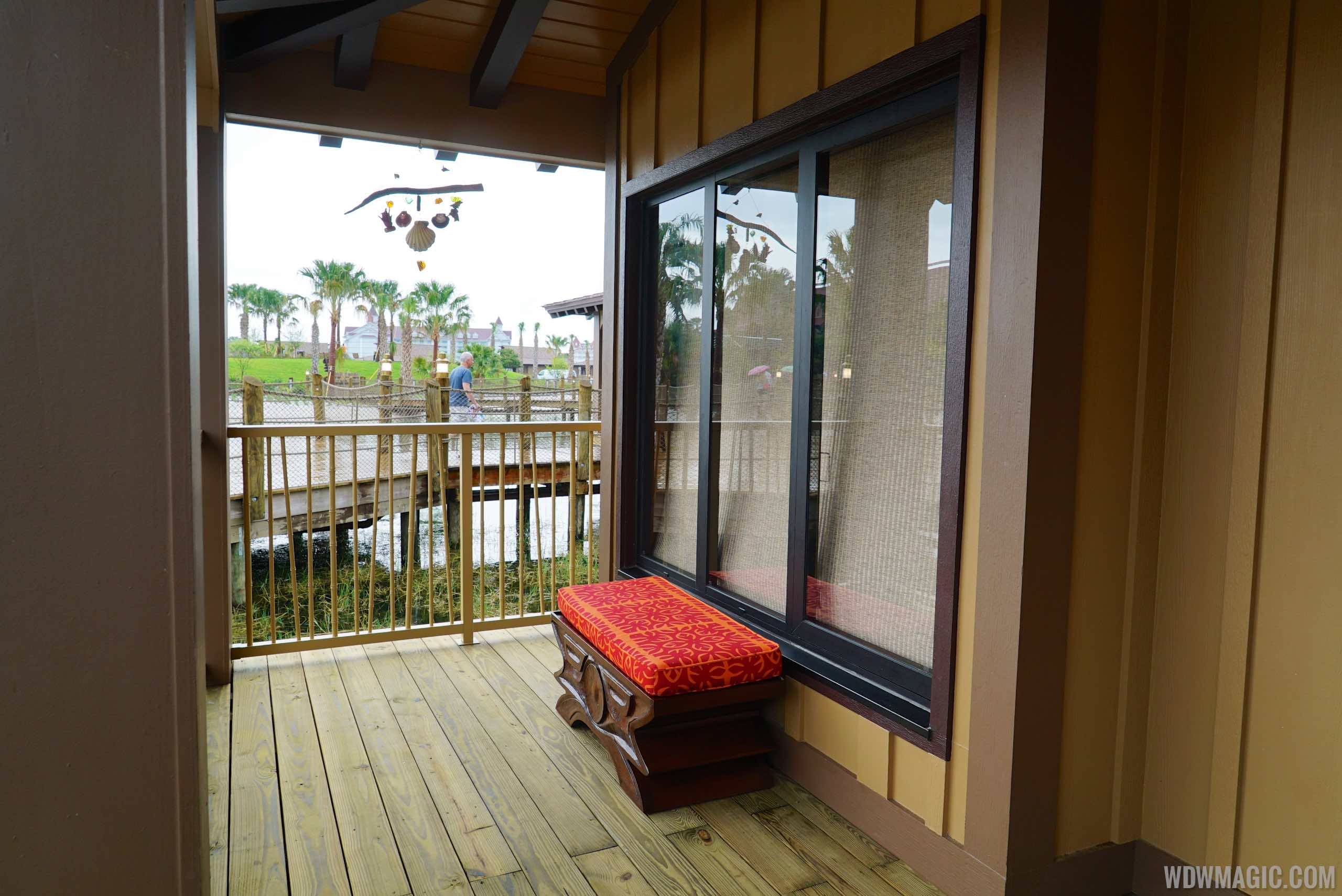 Disney's Polynesian Village Resort Bora Bora Bungalow - Entrance patio