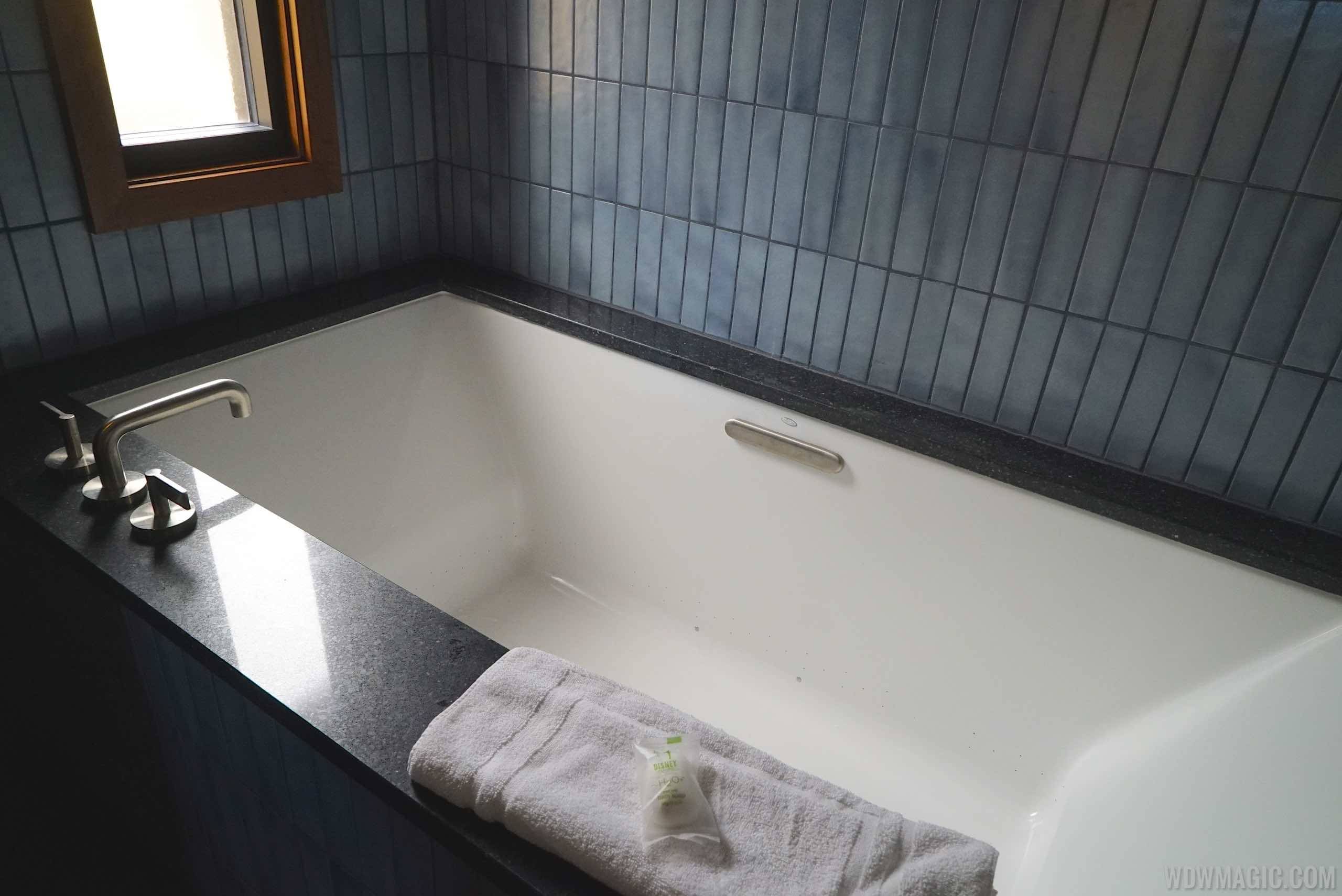 Disney's Polynesian Village Resort Bora Bora Bungalow - Master bathroom jetted bath tub