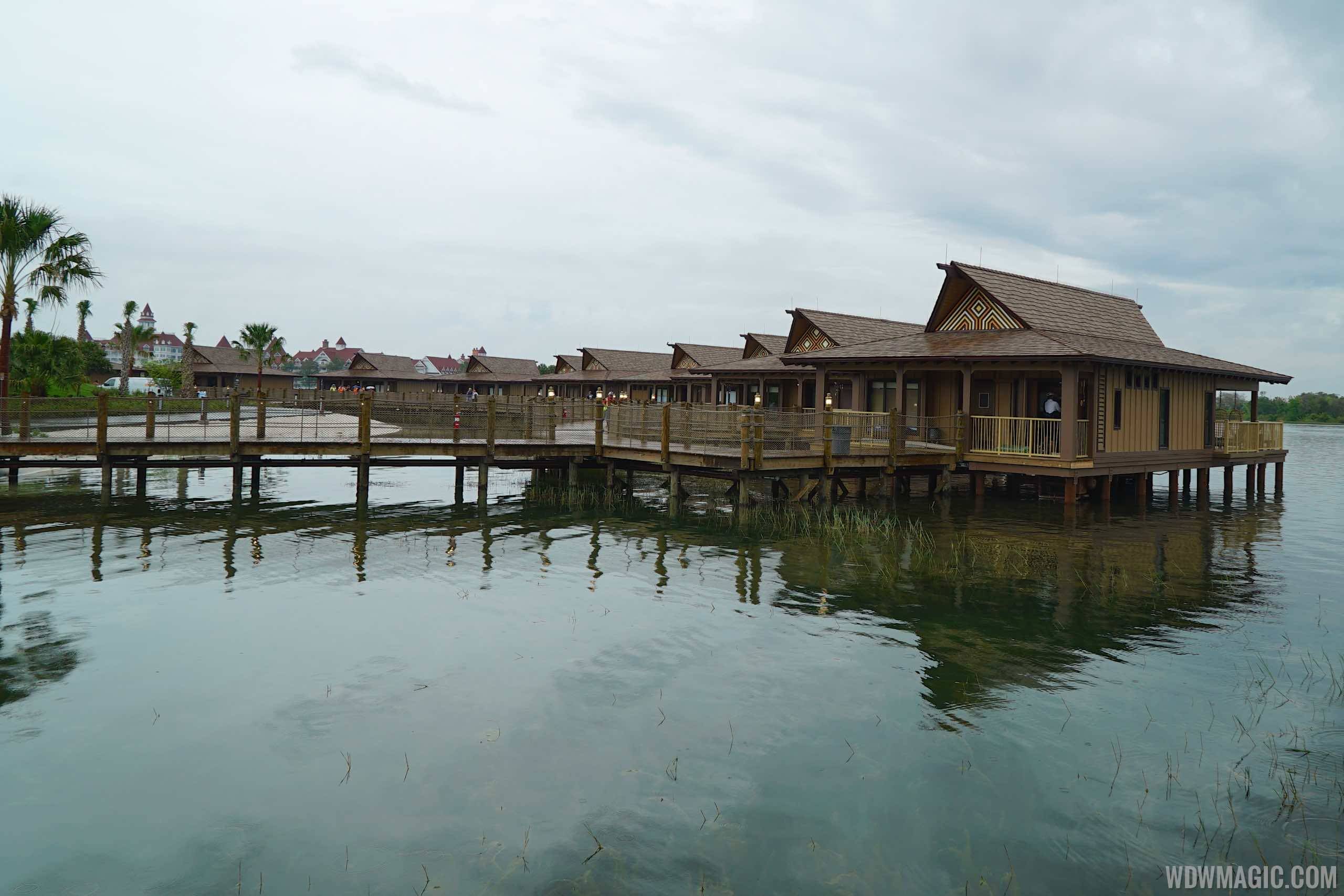 Disney's Polynesian Village Resort Bora Bora Bungalow - View of the bungalows