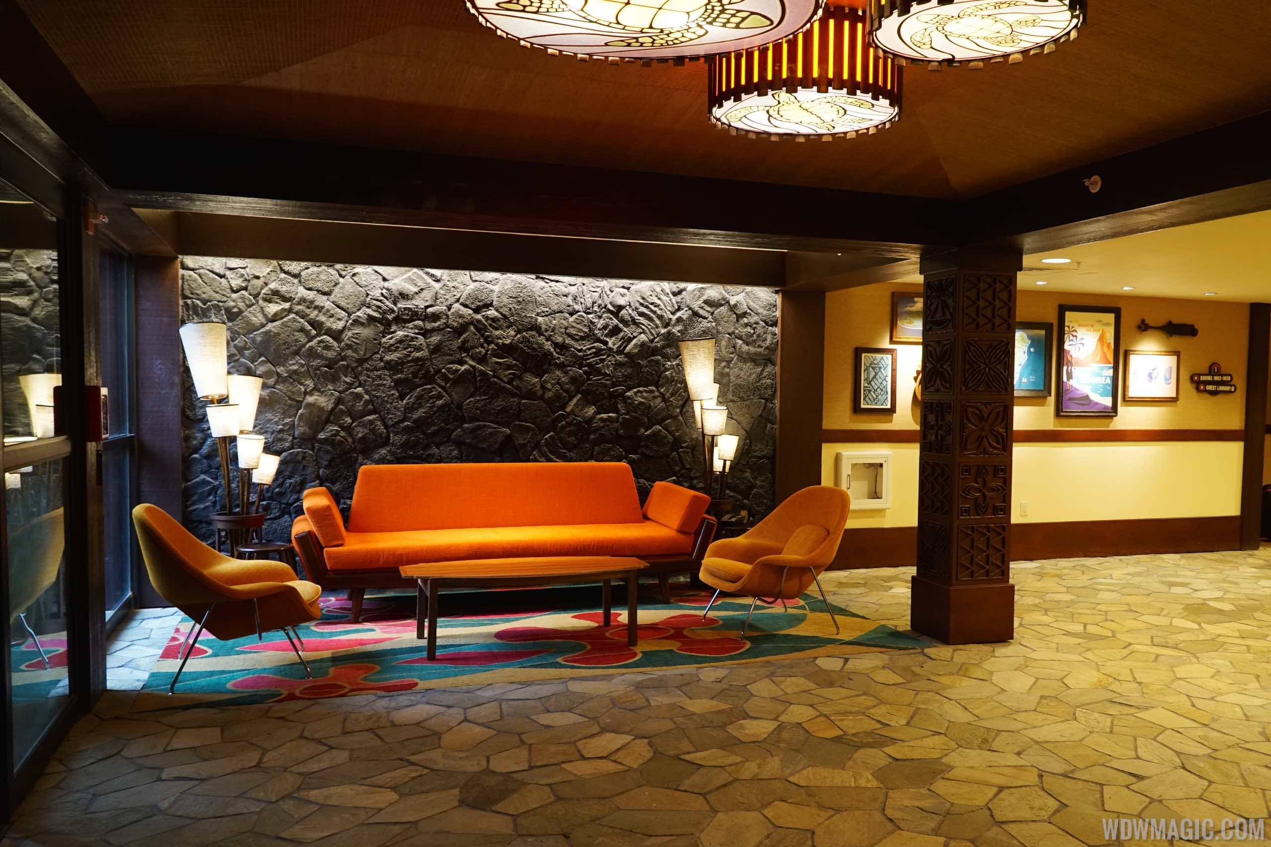 Disney's Polynesian Village Resort deluxe studio - Inside Pago Pago hallway