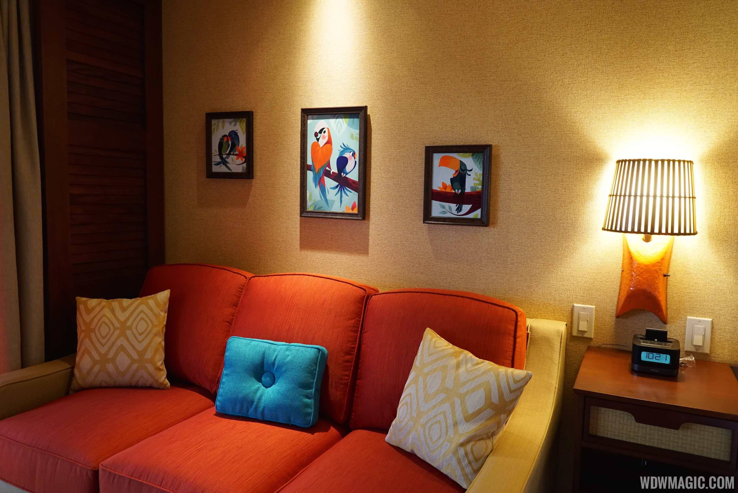 Disney's Polynesian Village Resort deluxe studio - Bedroom seating