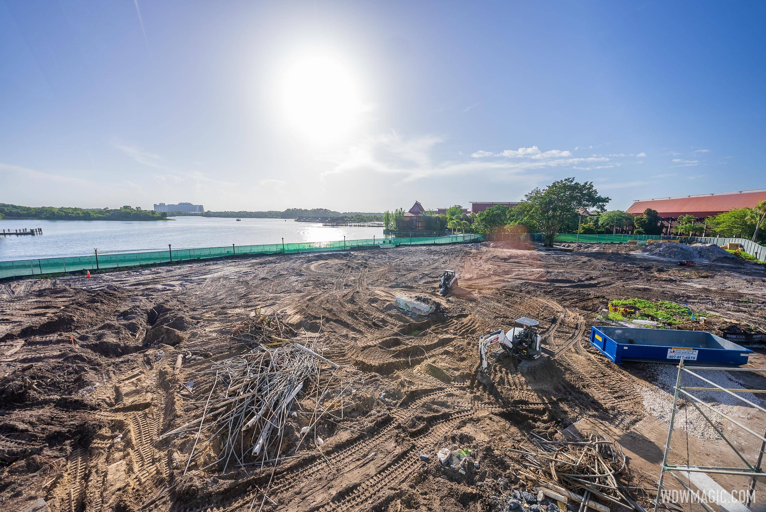 Ground cleared for Disney Vacation Club tower - July 26 2022