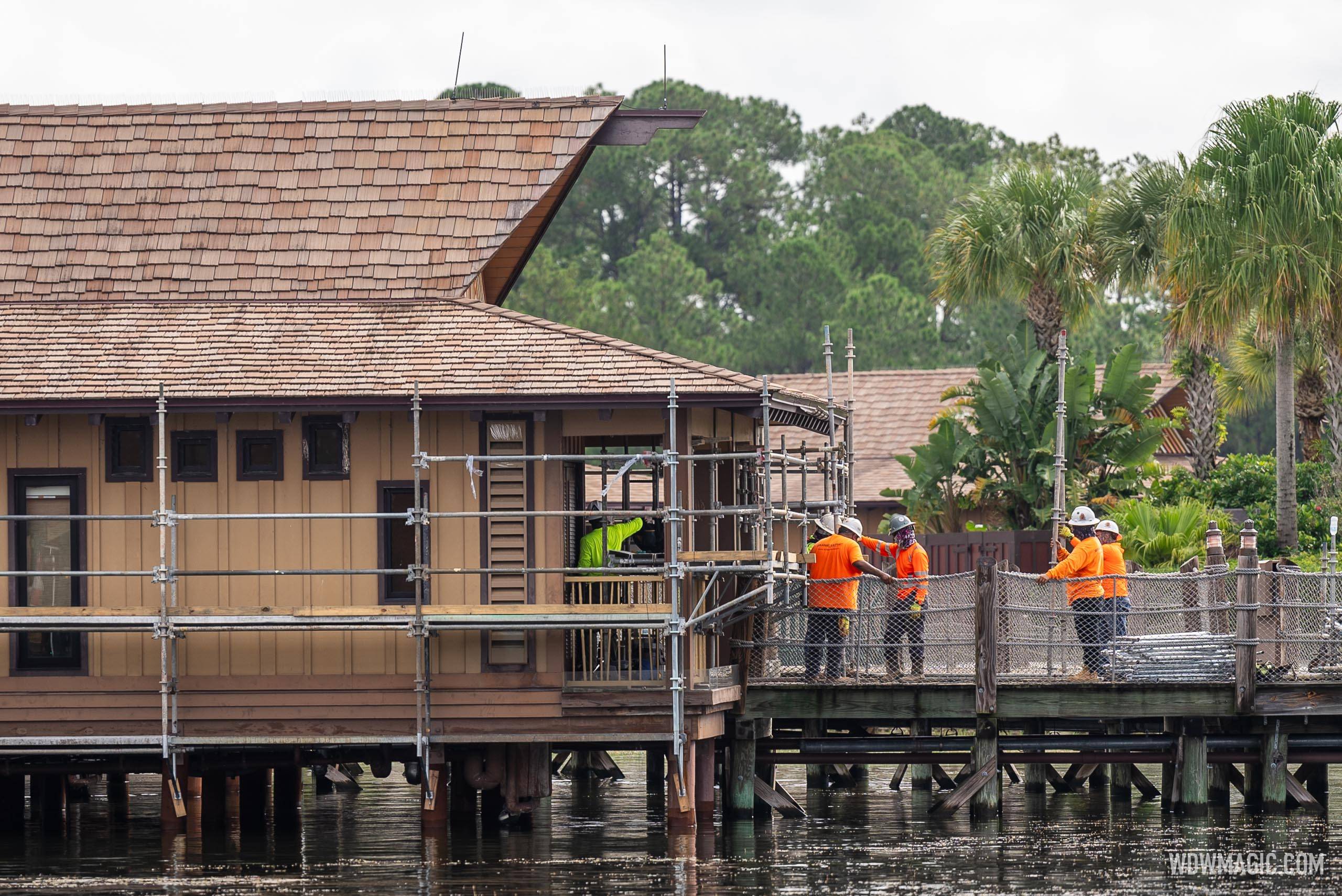 Disney's Polynesian Village Resort Bora Bora Bungalows refurbishment - September 2024