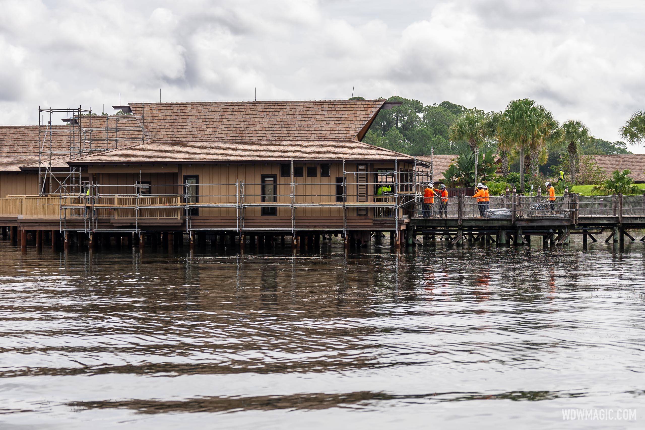 Disney's Polynesian Village Resort Bora Bora Bungalows refurbishment - September 2024