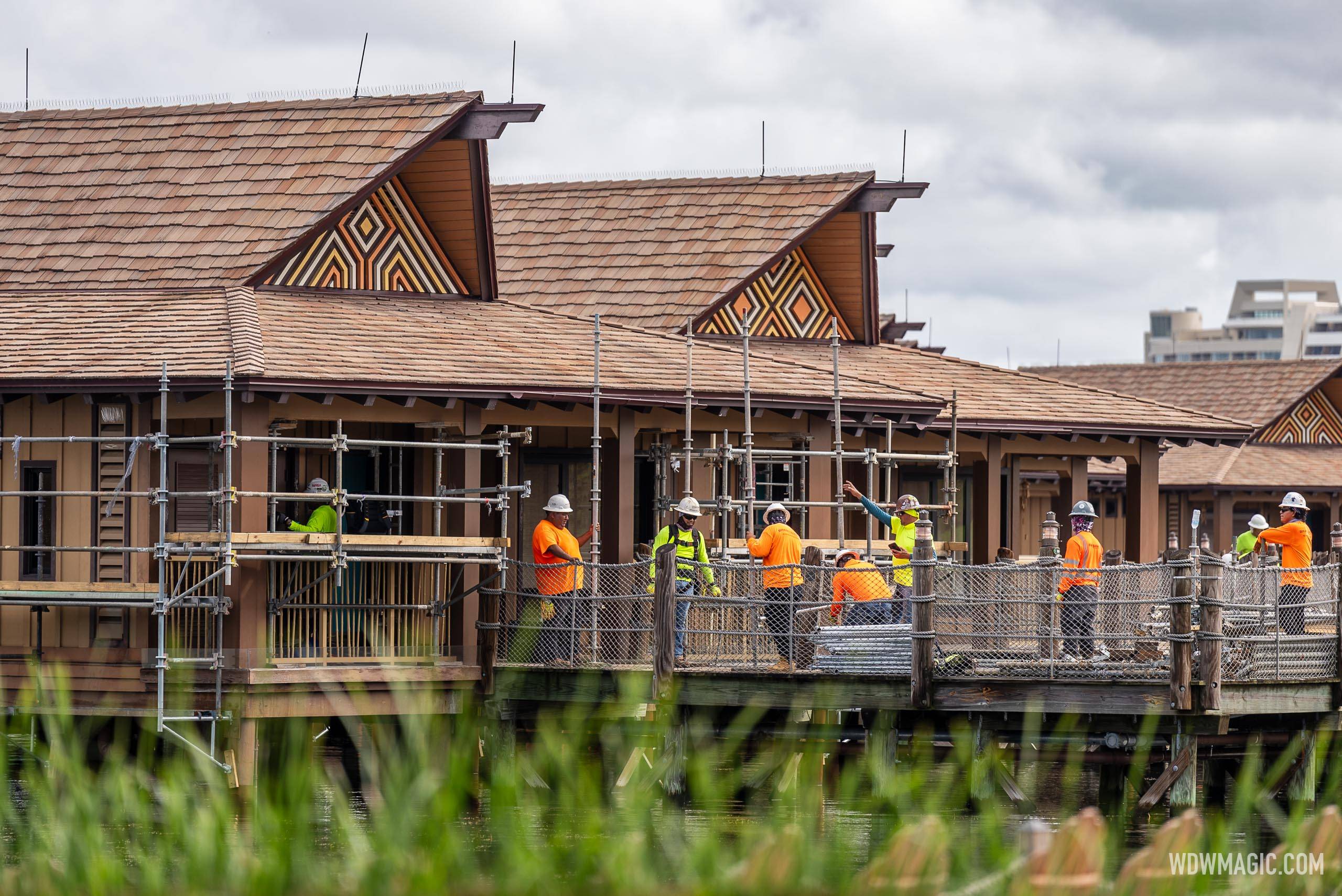 Disney's Polynesian Village Resort Bora Bora Bungalows refurbishment - September 2024