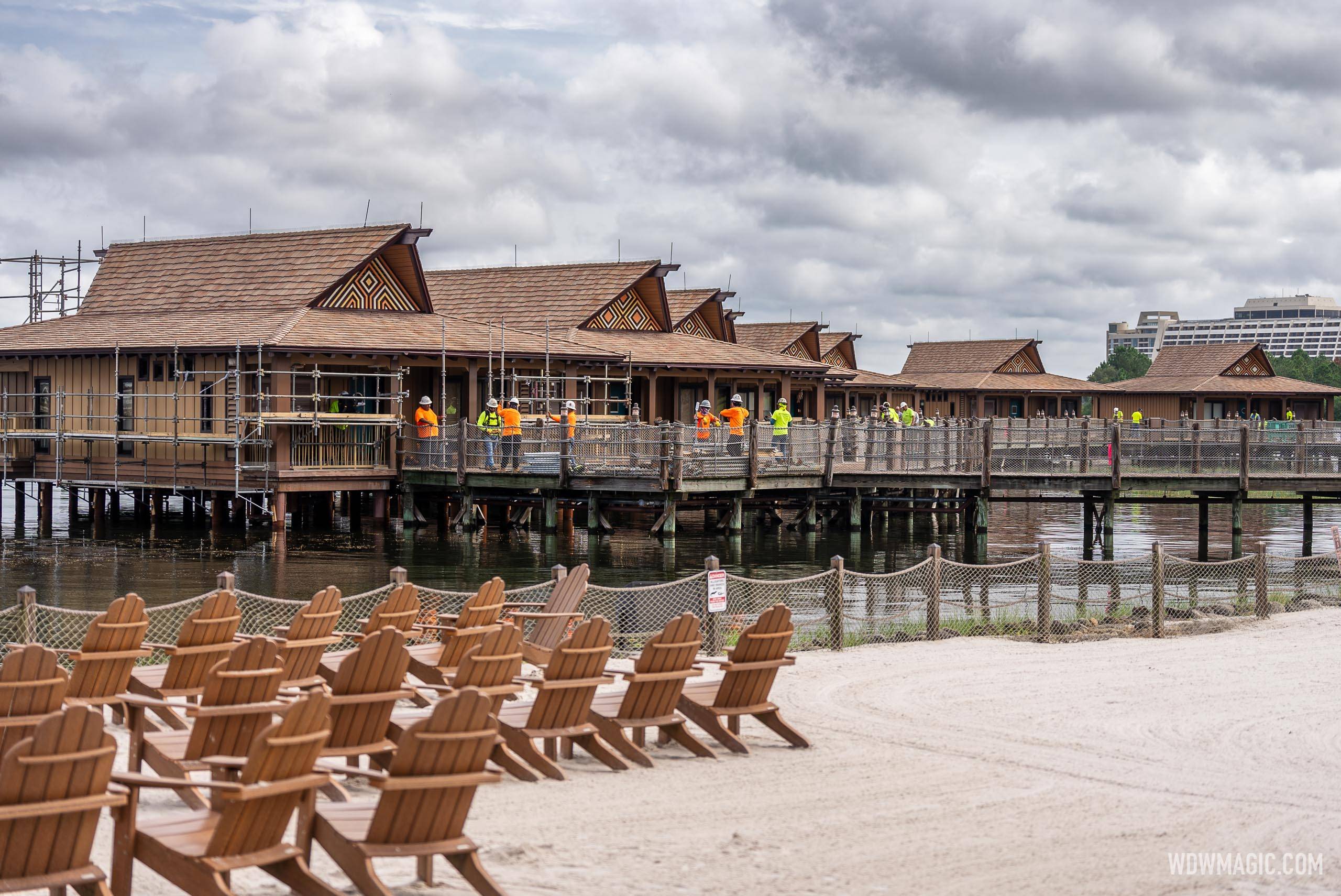 Disney's Polynesian Village Resort Bora Bora Bungalows refurbishment - September 2024