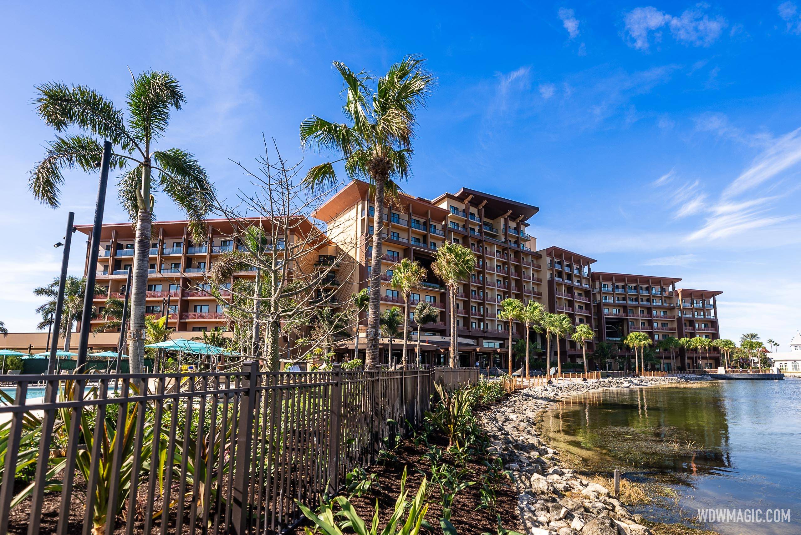 Island Tower at Disney's Polynesian Villas and Bungalows construction - December 9, 2024