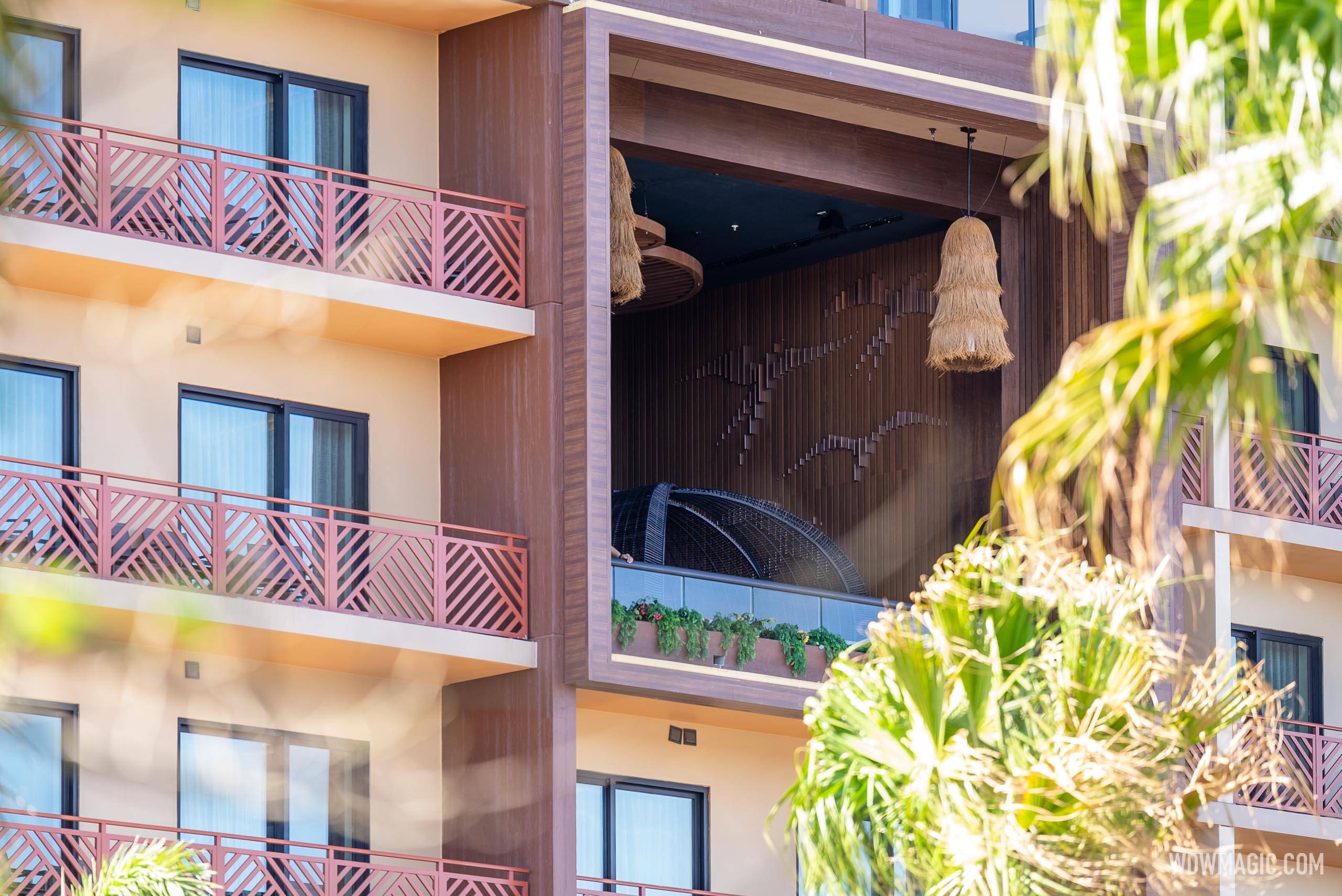 Island Tower at Disney's Polynesian Villas and Bungalows construction - December 9, 2024