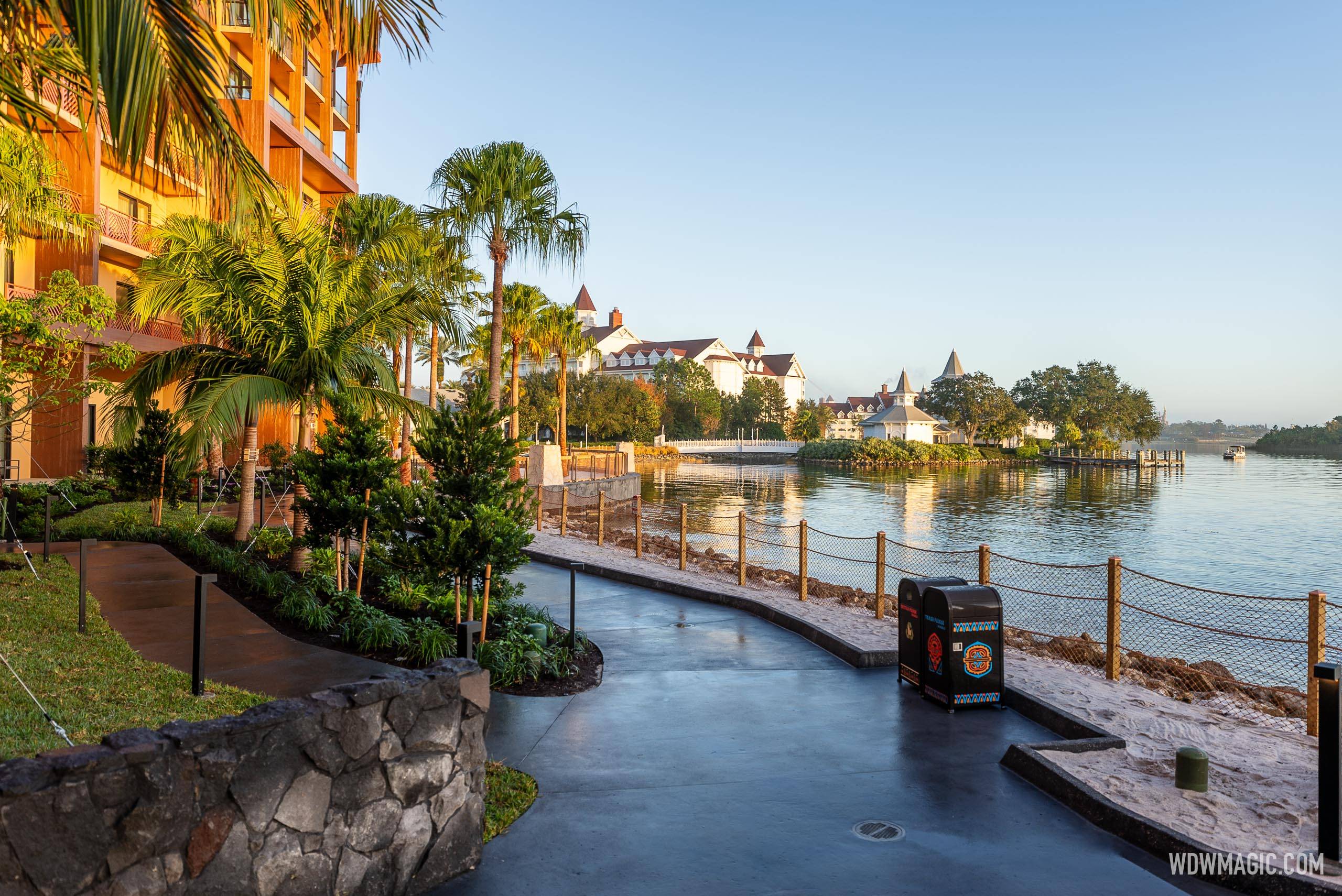Walkway Connecting Polynesian, Grand Floridian, and Magic Kingdom Reopens with Island Tower Opening