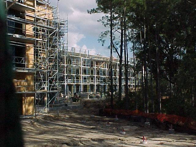 Construction of the new Vacation Club resort adjacent to Wilderness Lodge