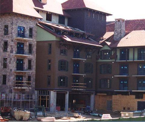 Latest construction of the new Vacation Club resort at Wilderness Lodge