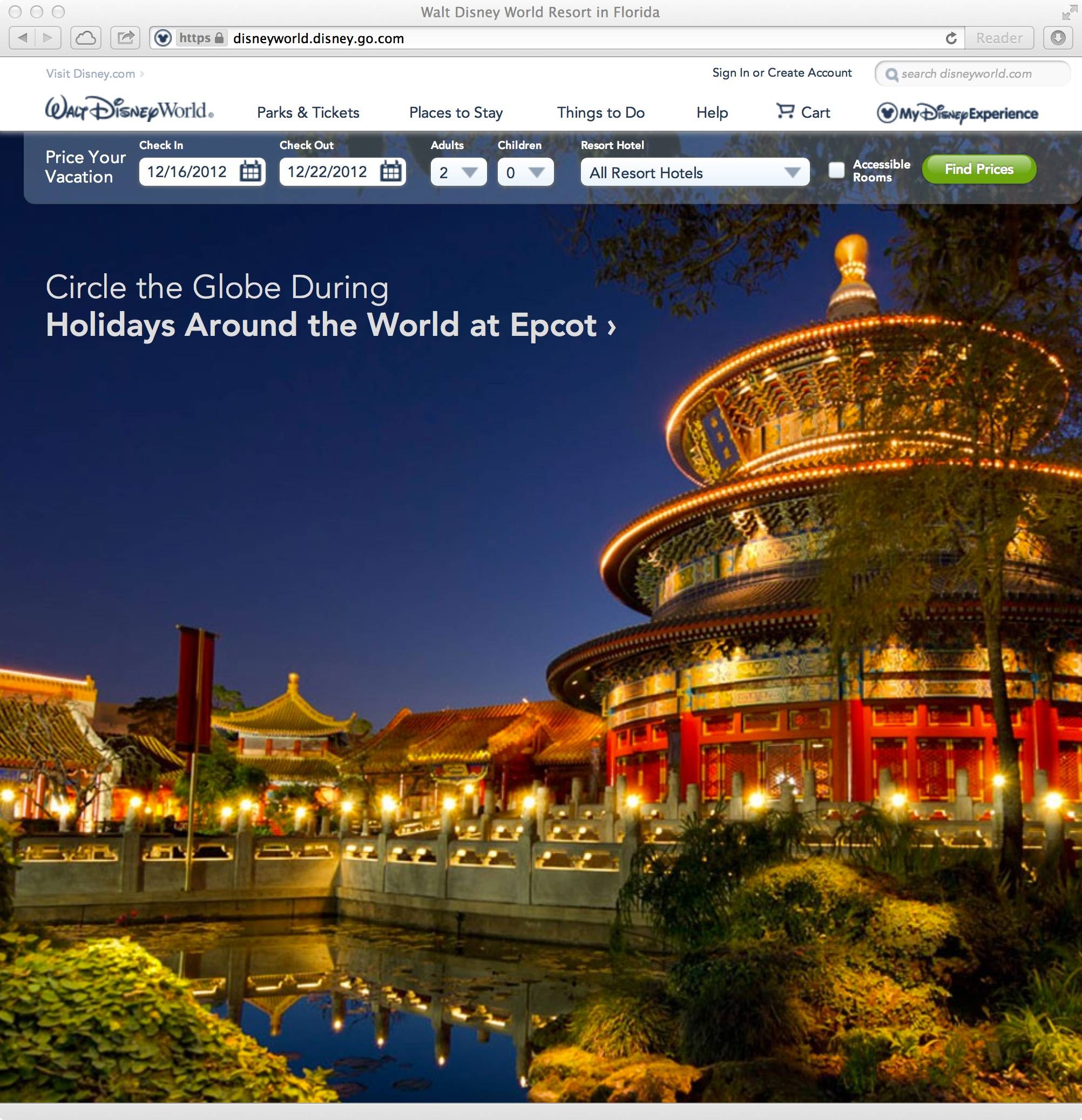New official Walt Disney World website roll out begins including 'My Disney Experience'