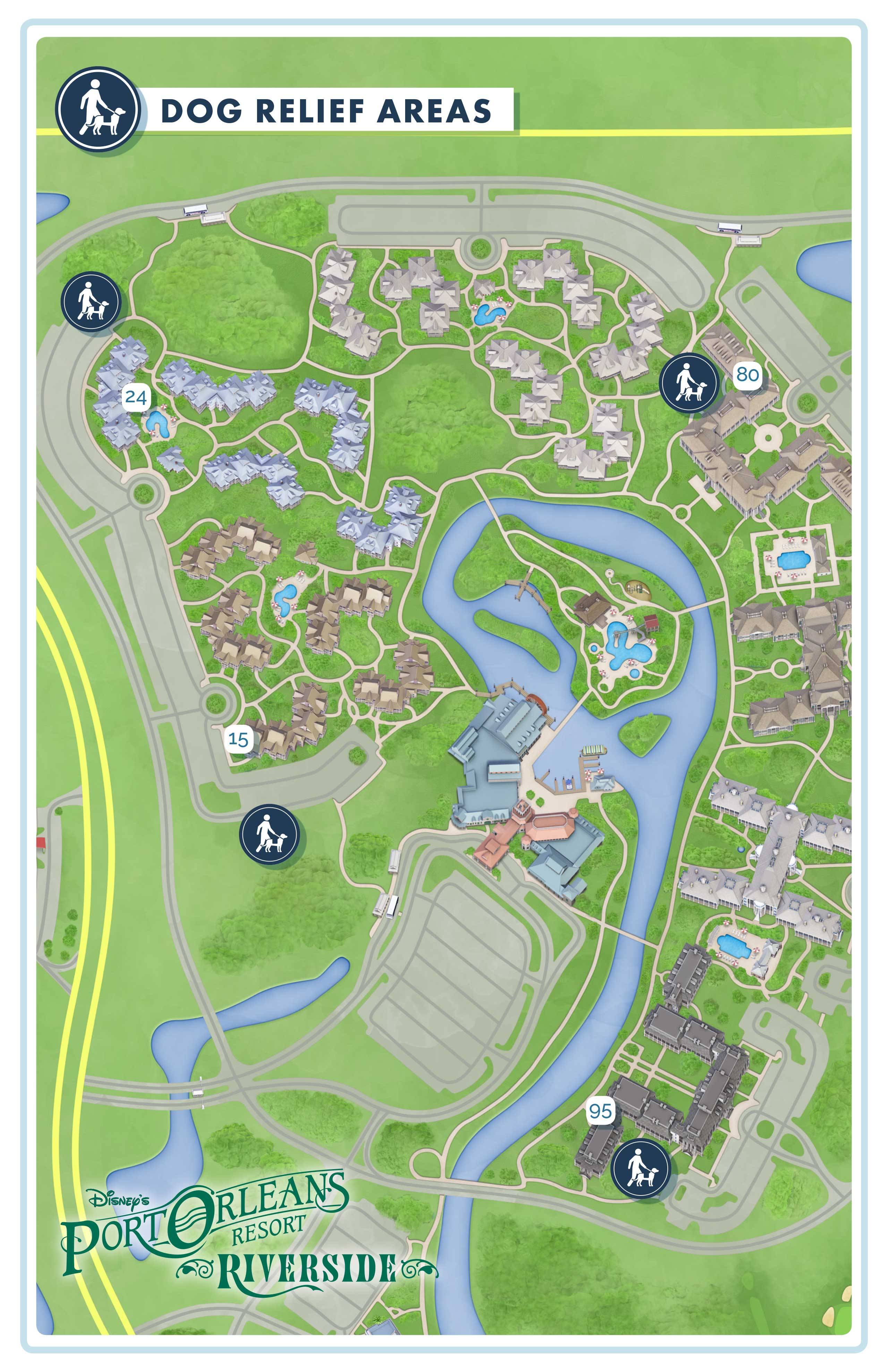 Dog Policies and Dog Relief Areas at Walt Disney World Resort hotels