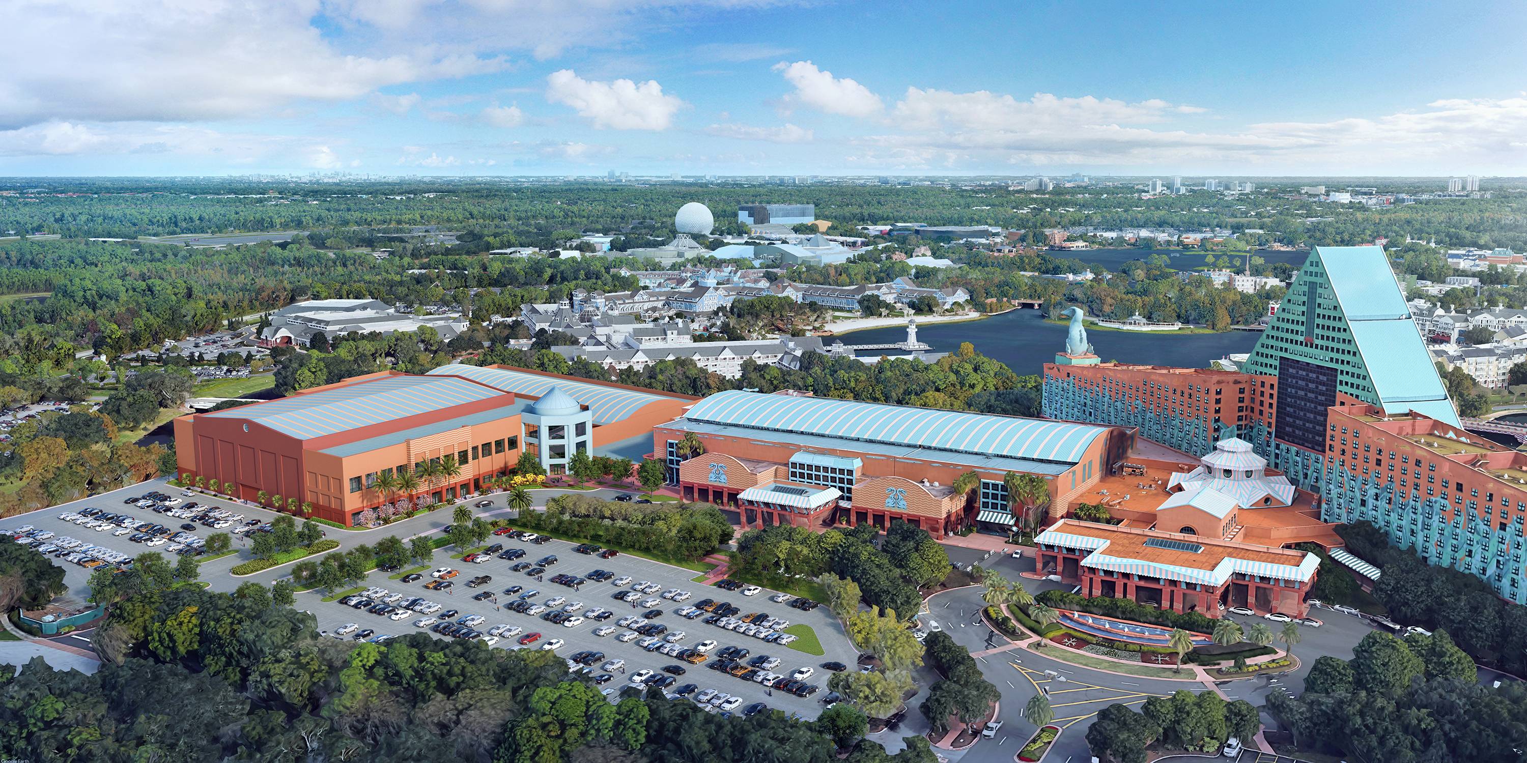 Walt Disney World Dolphin Meeting Space Expansion 2024 Renderings