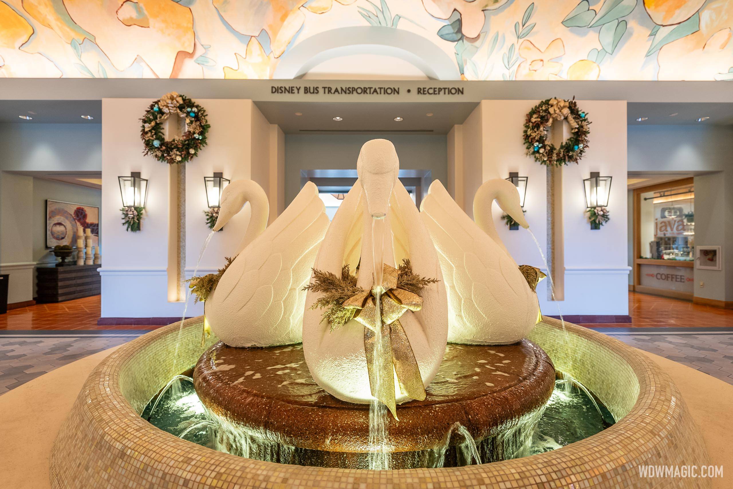 Walt Disney World Swan and Dolphin Holiday Decor 2024