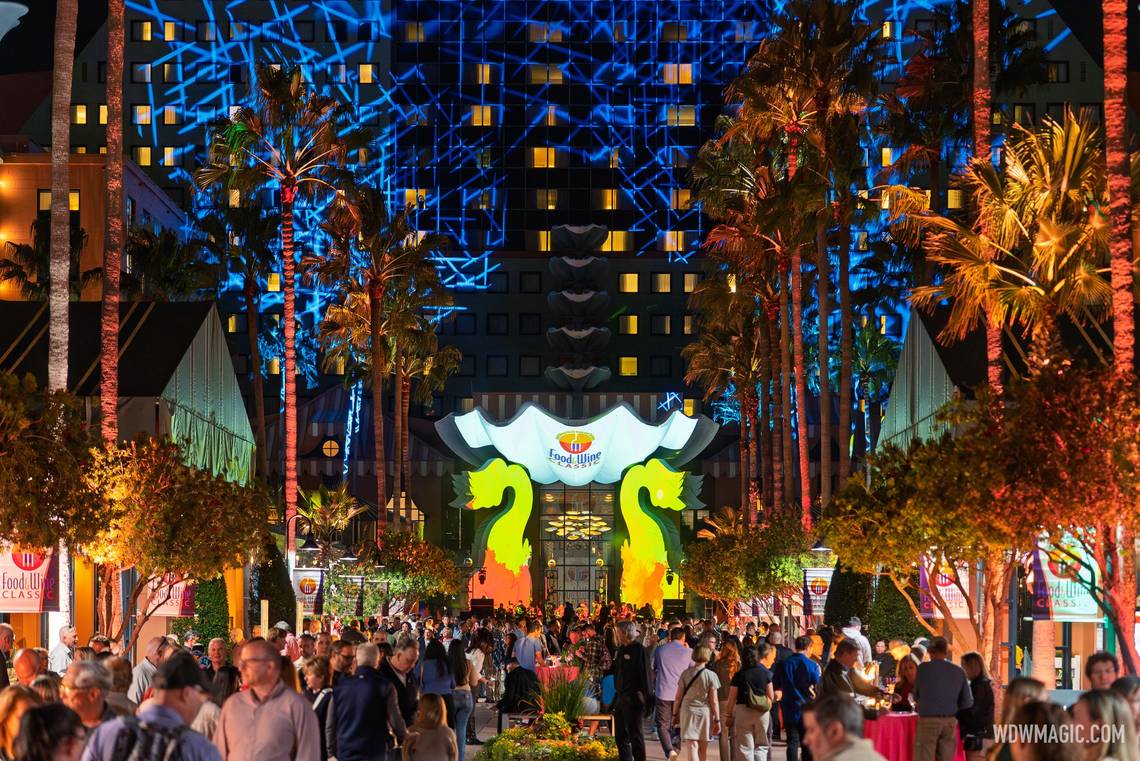 Food and Wine Classic setting at the Walt Disney World Swan and Dolphin