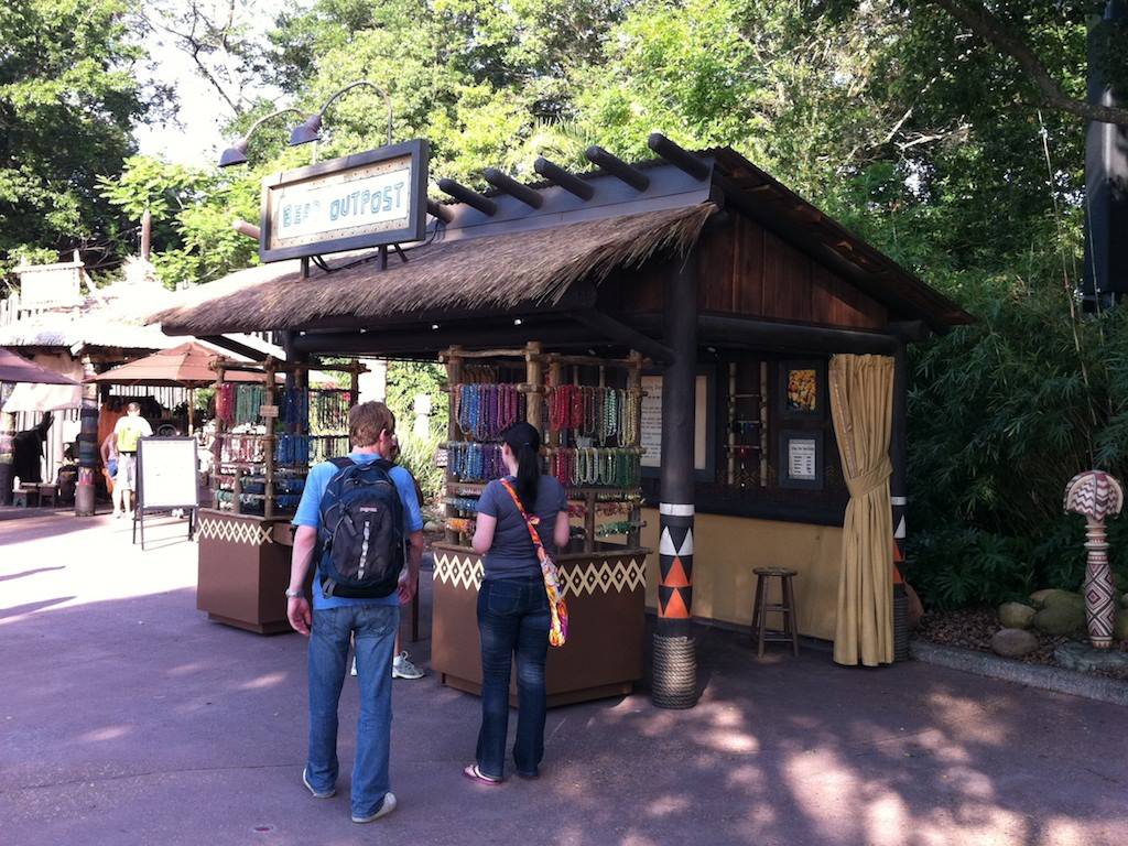Epcot's Outpost expands with addition of new kiosk featuring recycled park guide maps