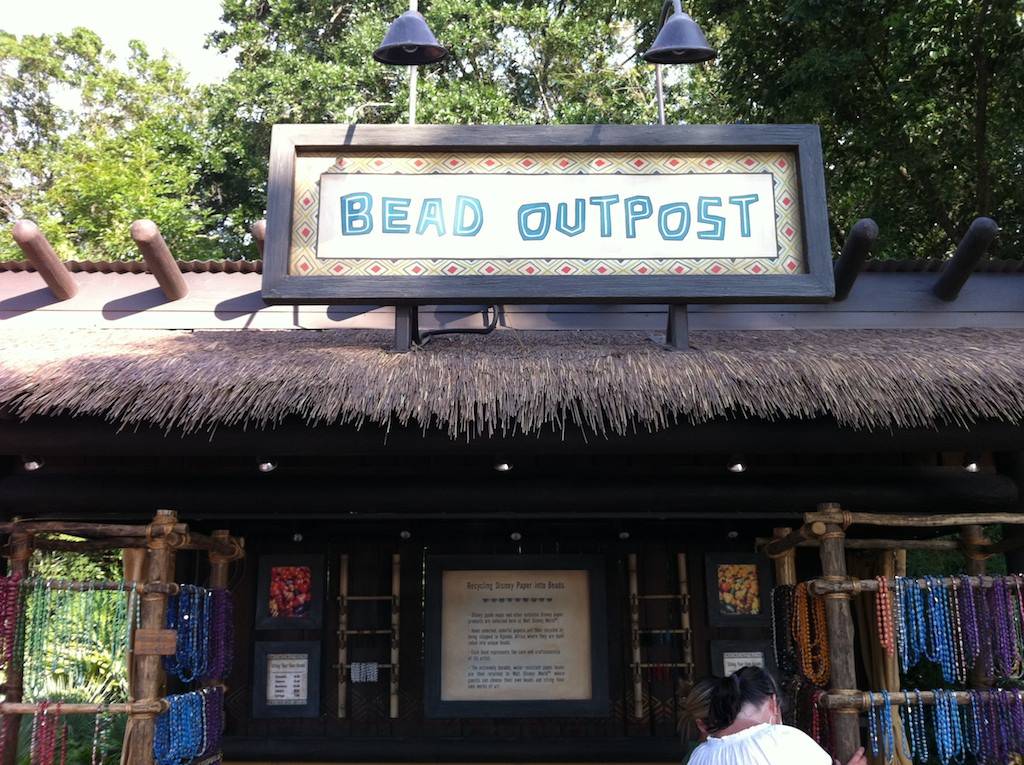 Epcot's Outpost expands with addition of new kiosk featuring recycled park guide maps