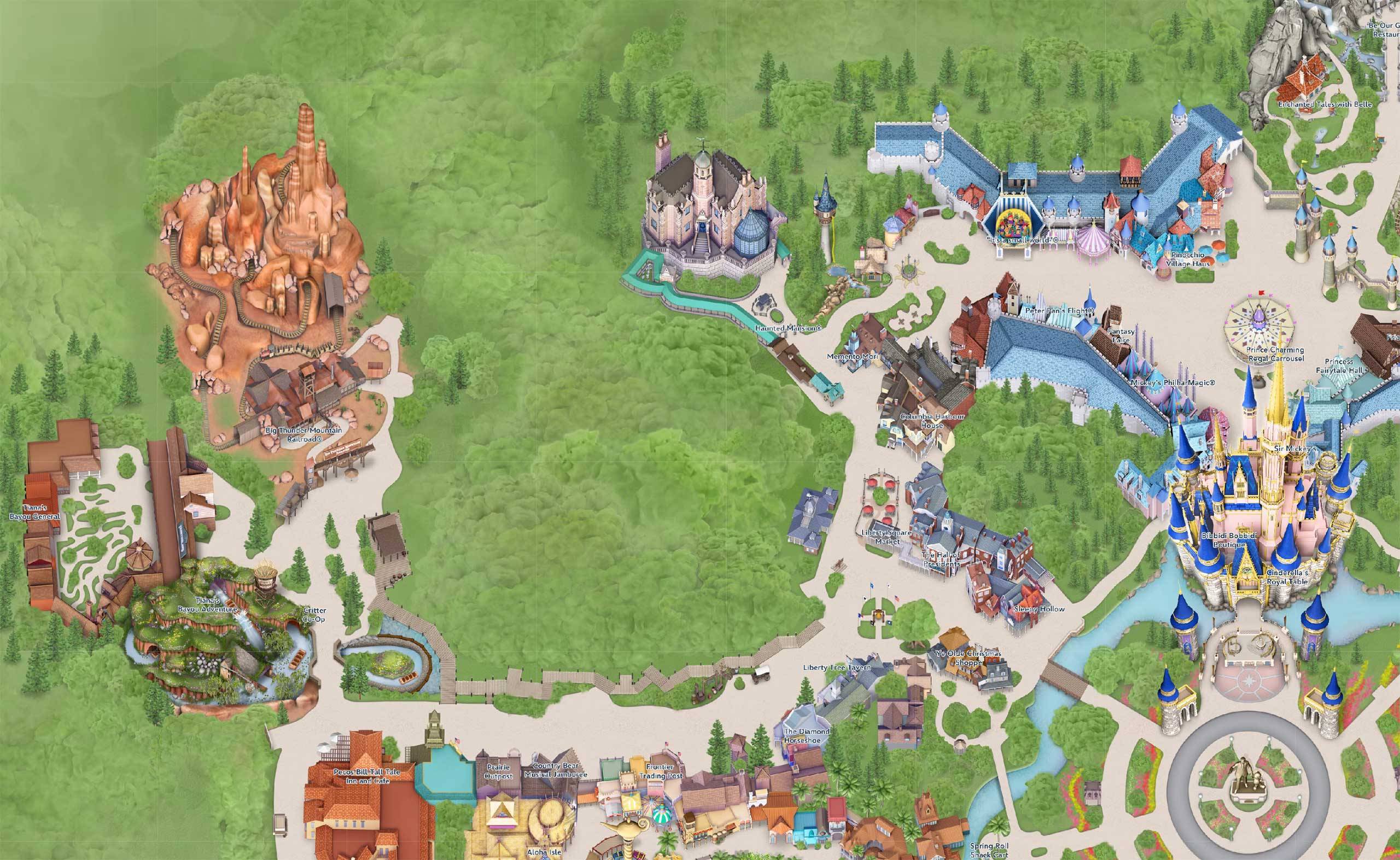 Big Al's and Westward Ho Removed from My Disney Experience Map - March 2026
