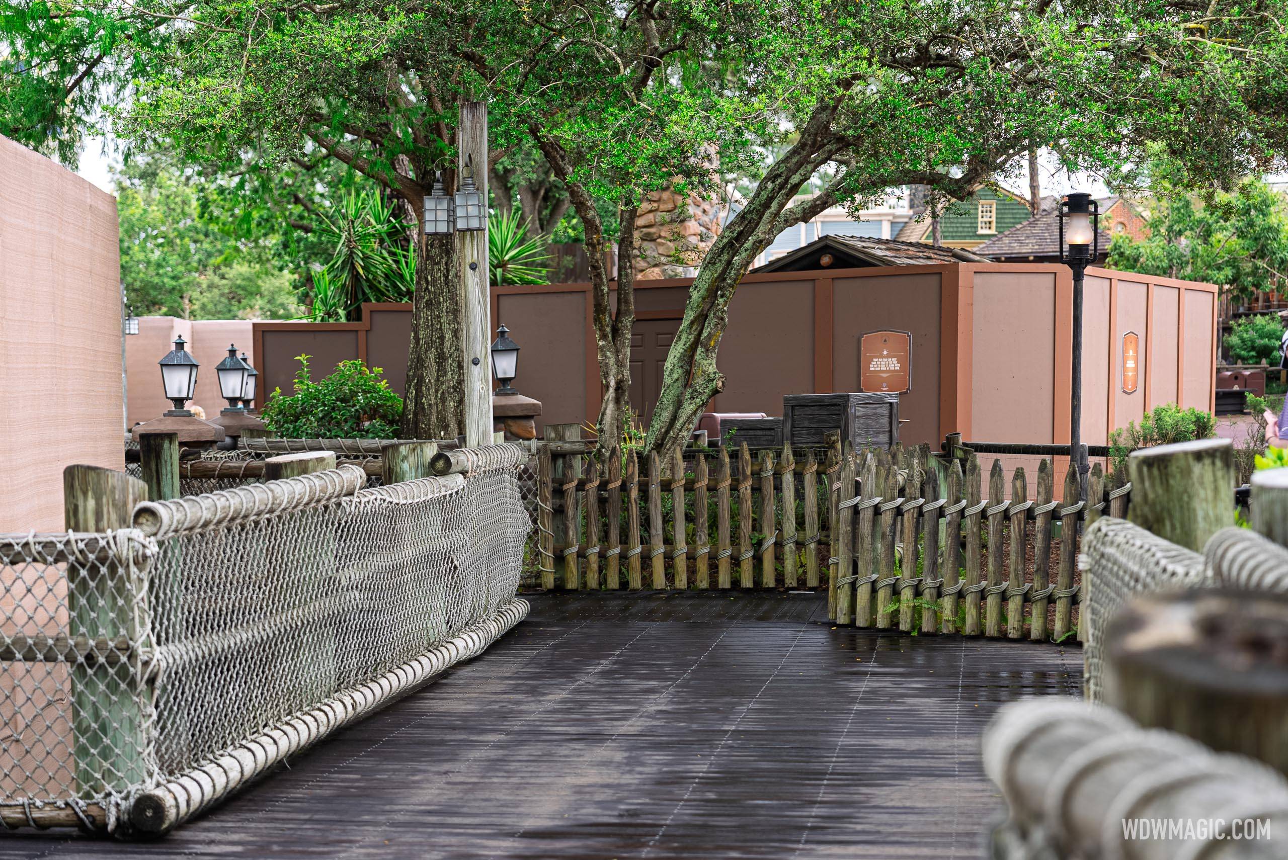 Big Al's Behind Construction Walls - Demolition Underway in Frontierland May 2026