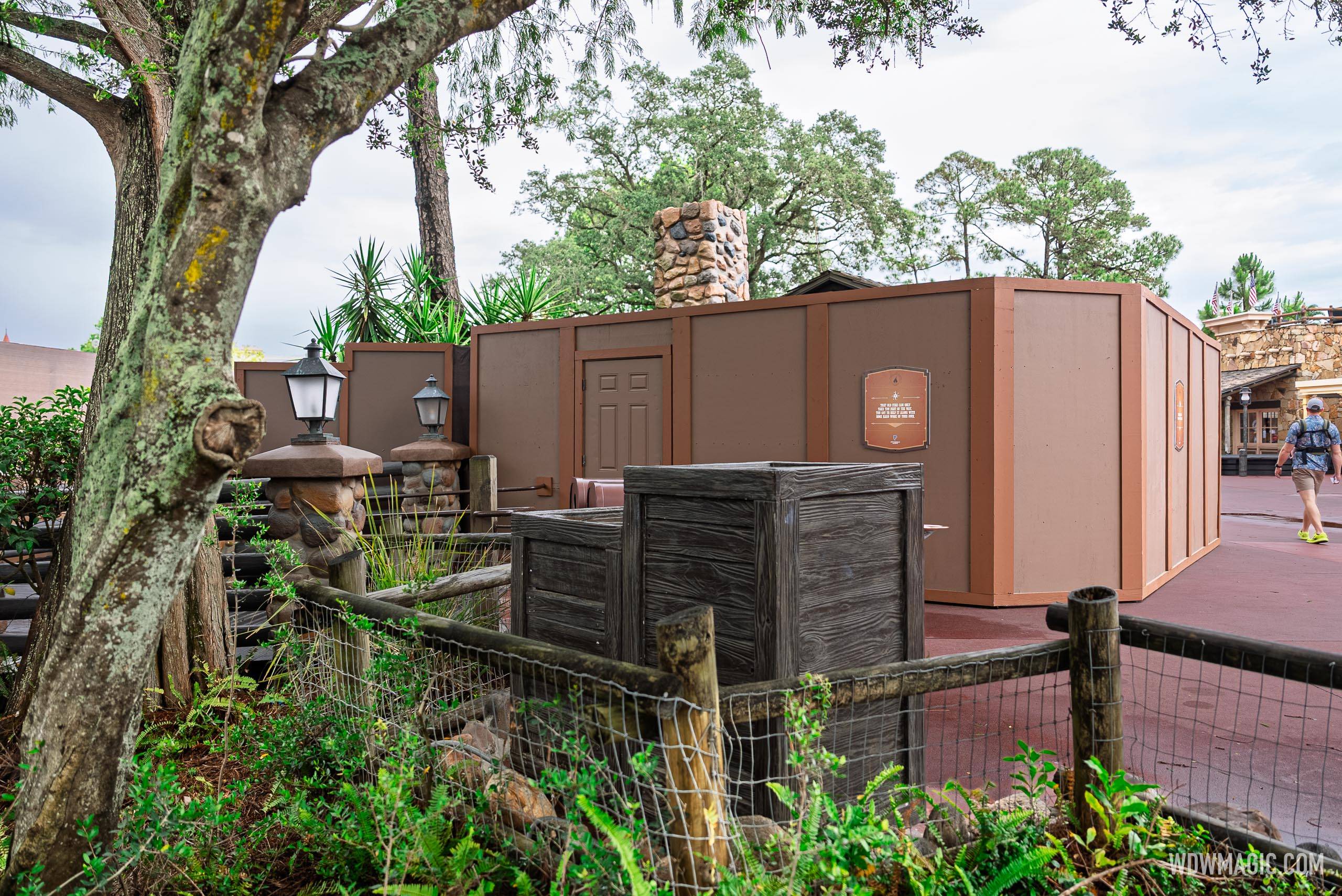 Big Al's Behind Construction Walls - Demolition Underway in Frontierland May 2026