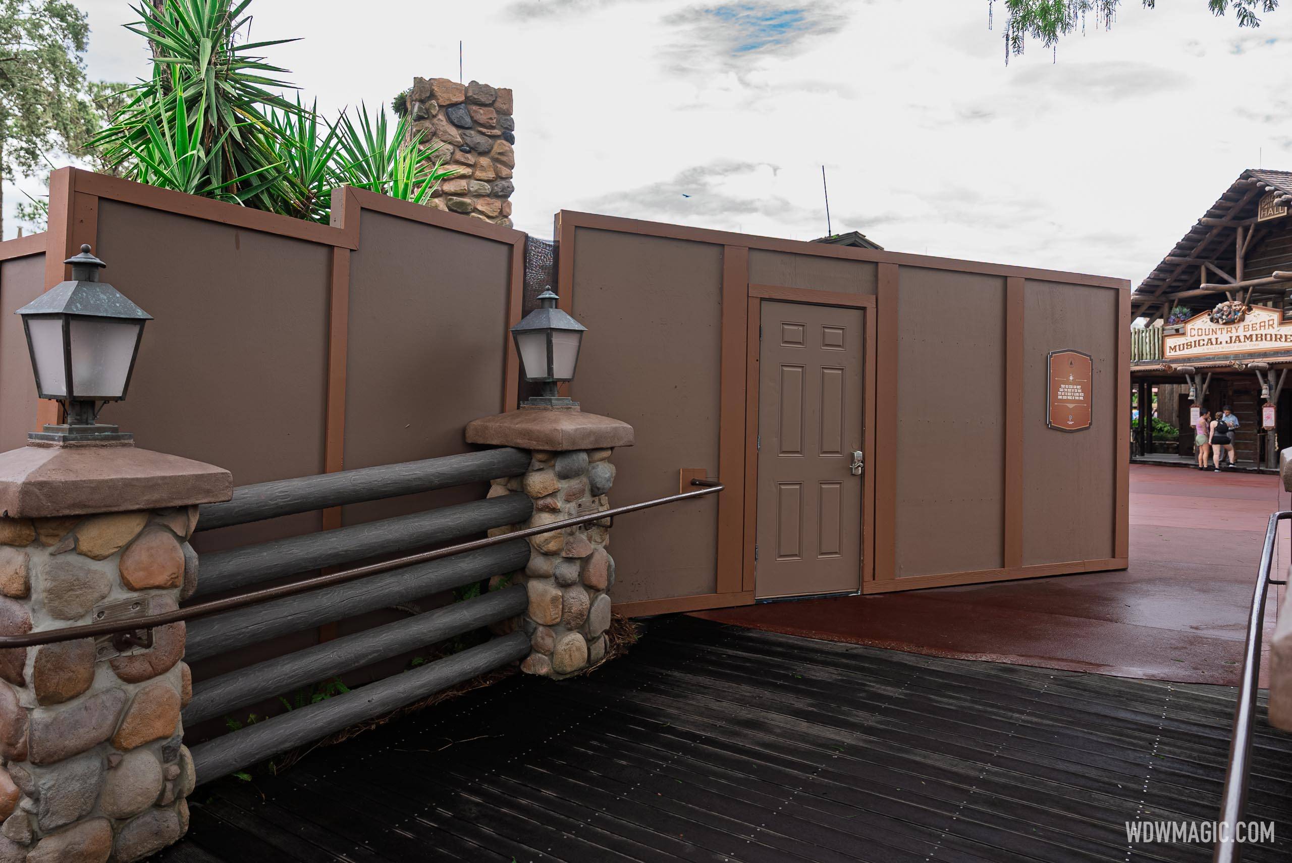 Big Al's Behind Construction Walls - Demolition Underway in Frontierland May 2026