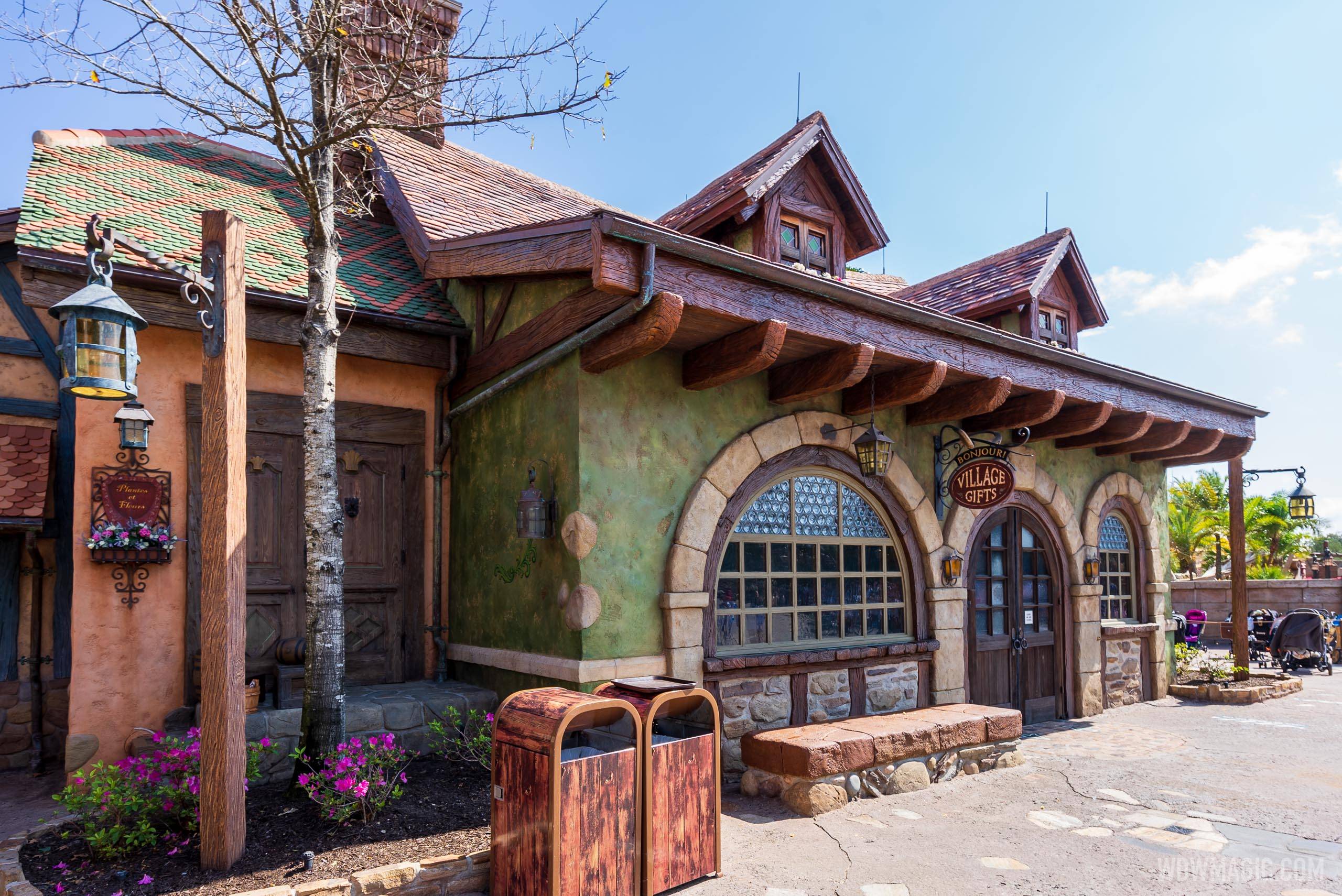 PHOTOS - The finished new-look Bonjour Village Gifts in Fantasyland
