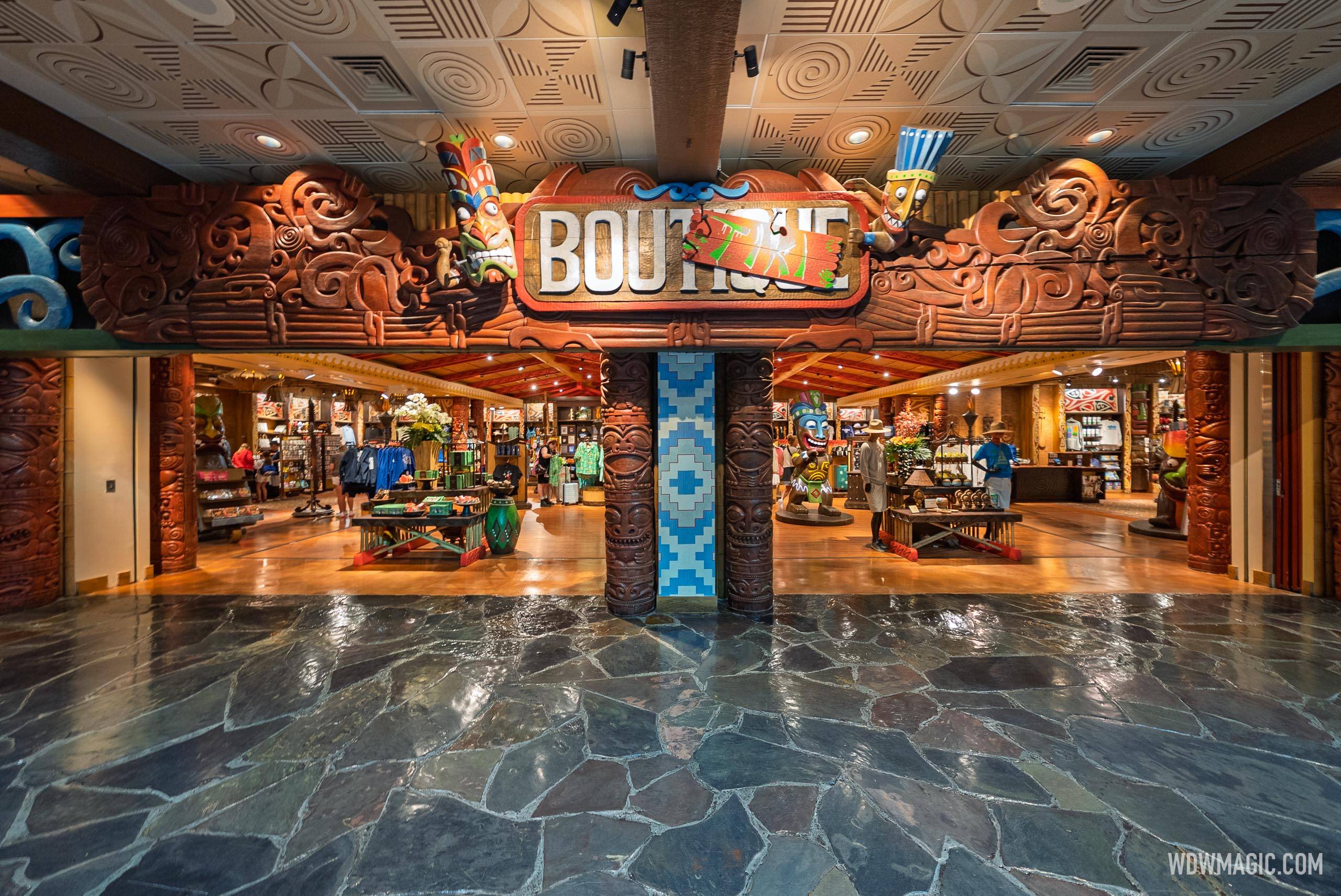 Refurbishment Complete at BouTiki Store in Disney's Polynesian Village Resort