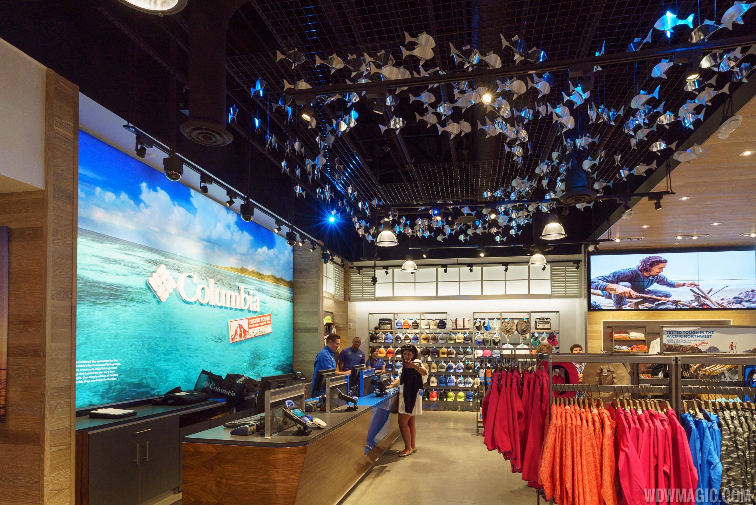 Inside Columbia Sportswear Company at Disney Springs