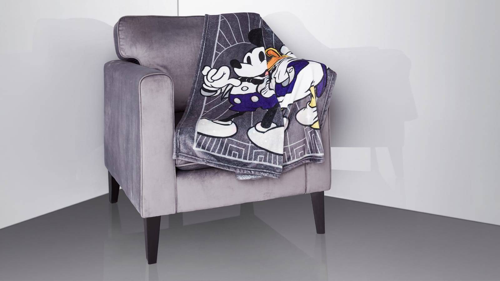  Disney100 Platinum Celebration Mickey Mouse and Friends Throw