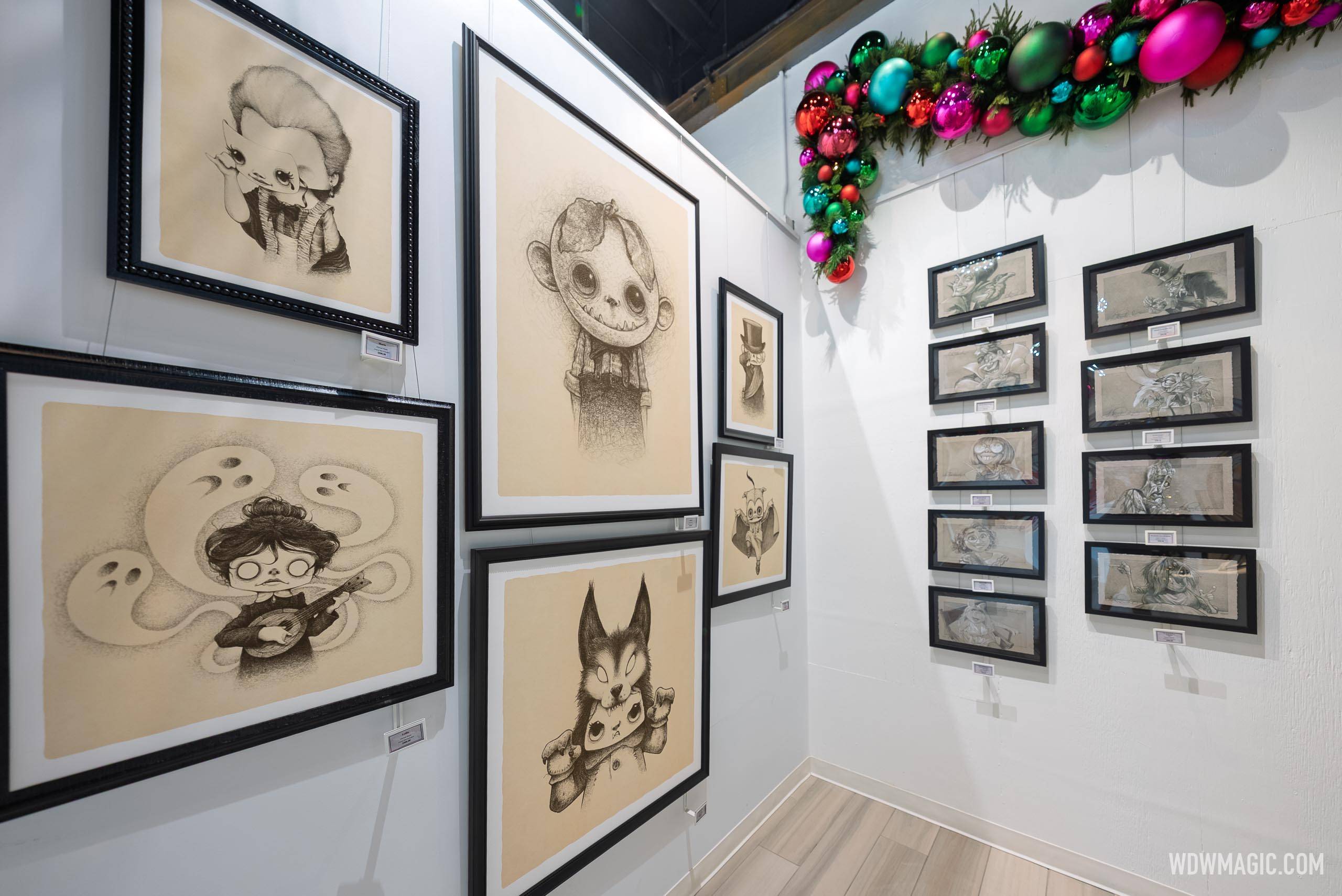 Inside the Disney Enchanted Holiday Art Gallery