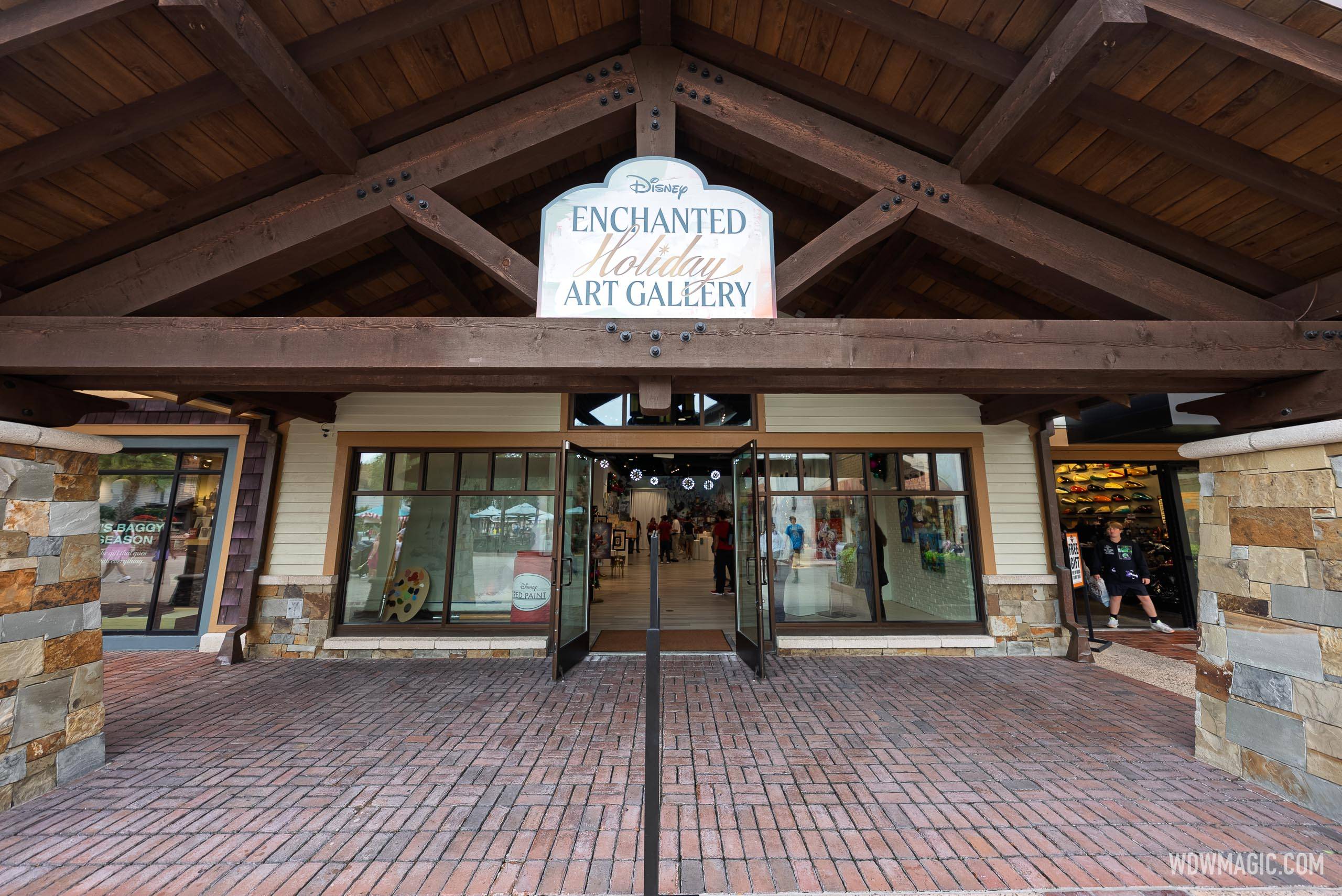 Inside the Disney Enchanted Holiday Art Gallery