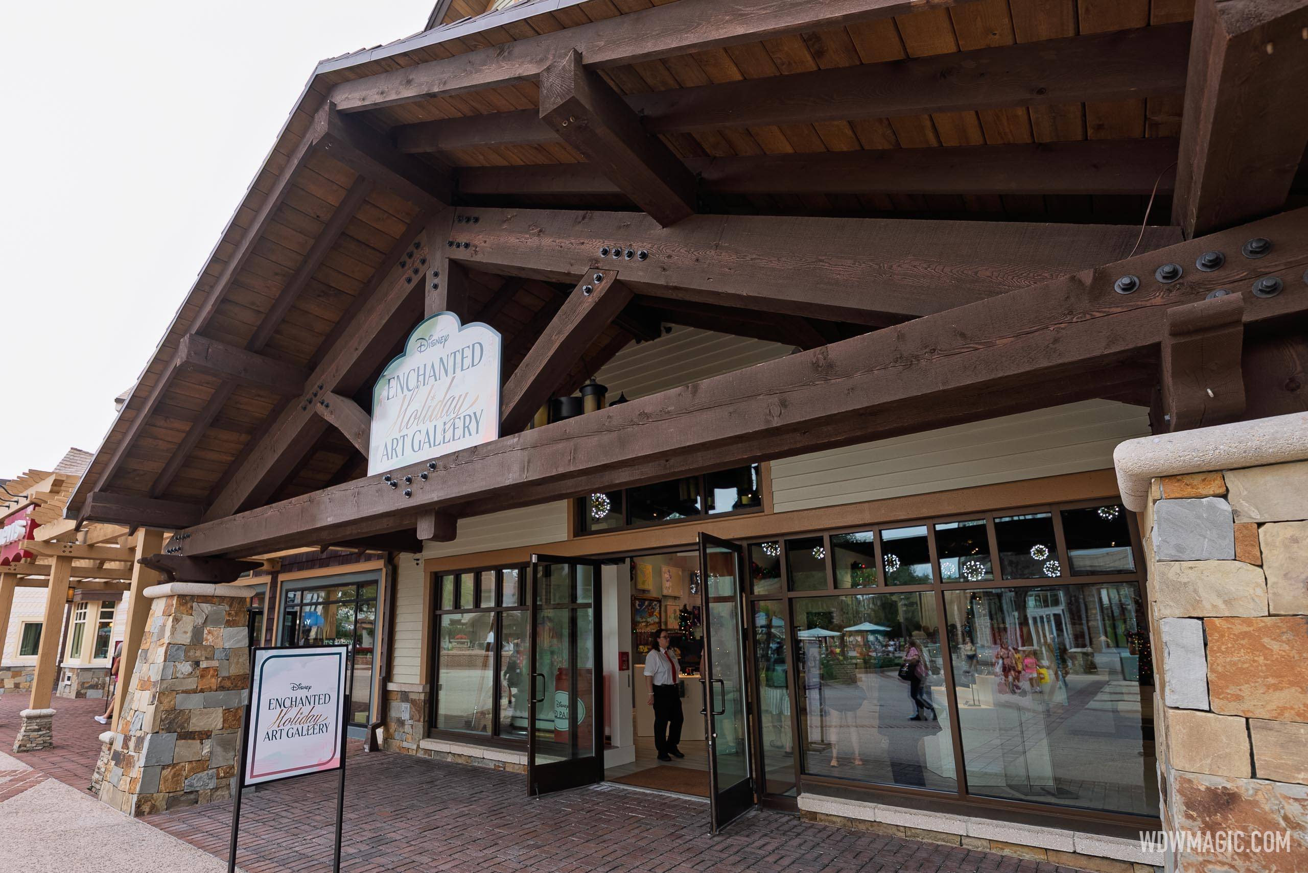 Inside the Disney Enchanted Holiday Art Gallery