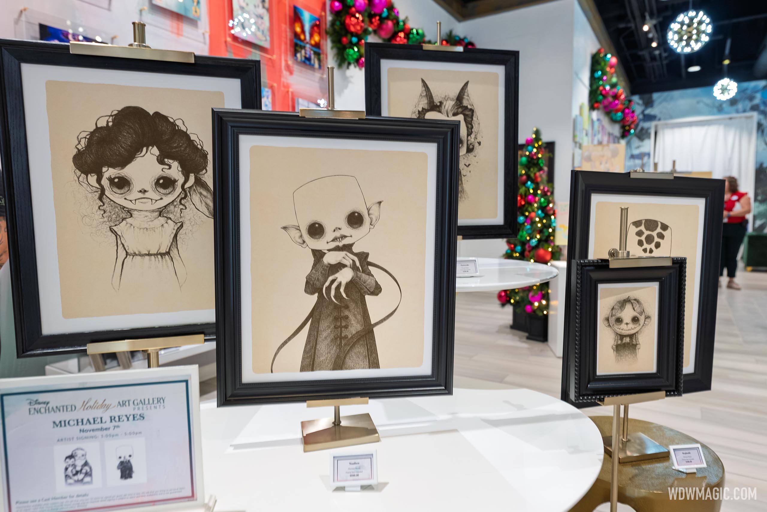 Inside the Disney Enchanted Holiday Art Gallery