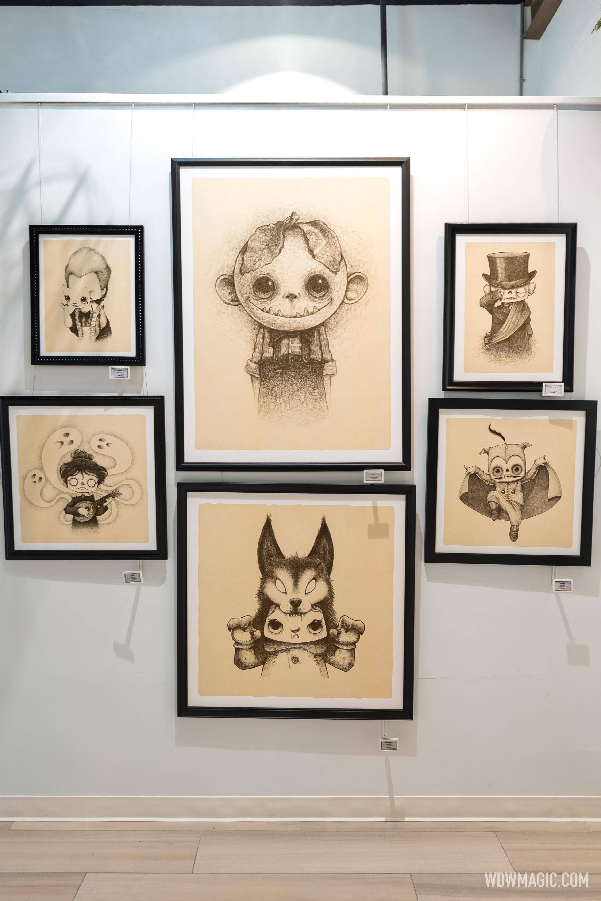 Inside the Disney Enchanted Holiday Art Gallery