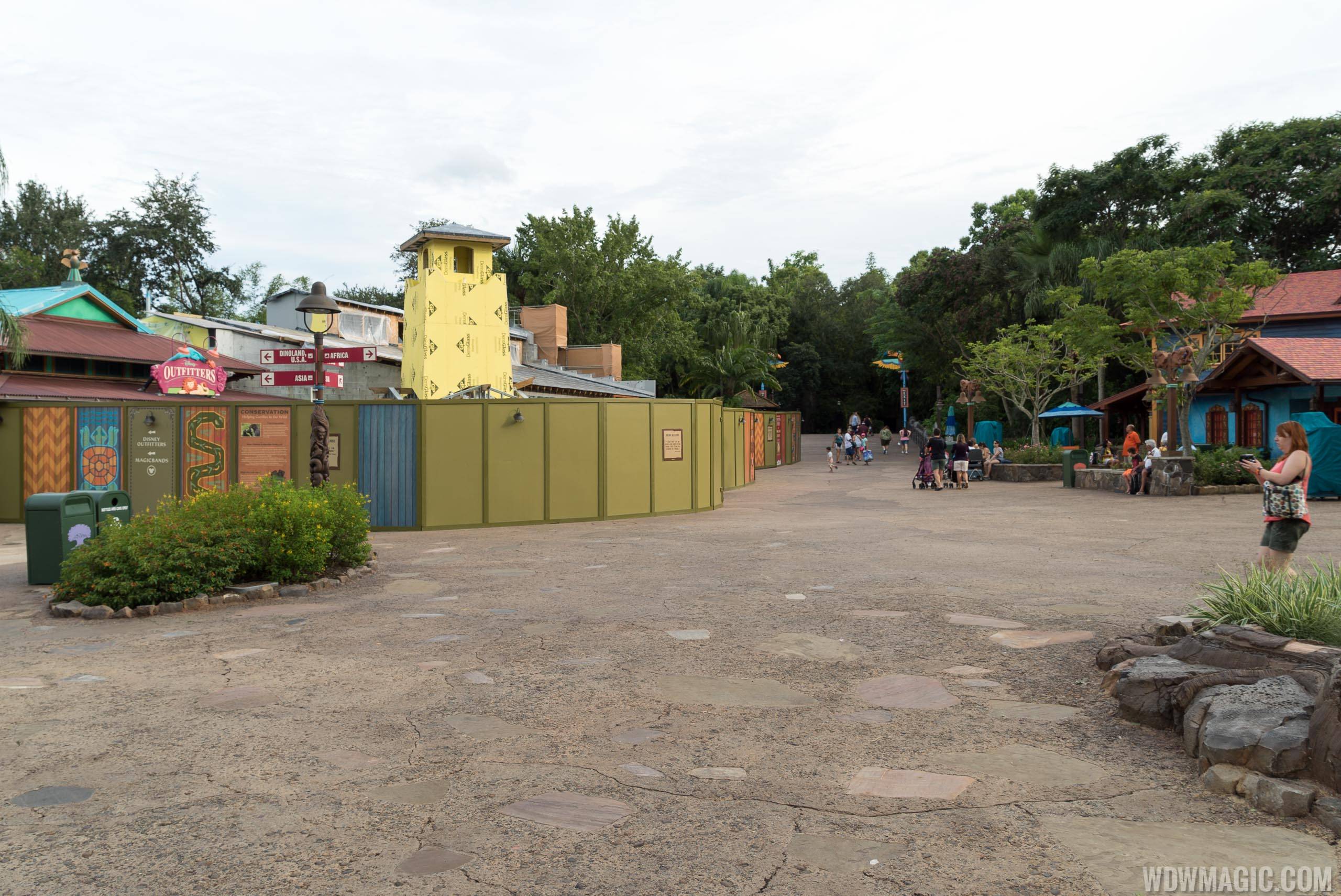 PHOTOS - Latest look at the progress on the expansion of Disney Outfitters at Disney's Animal Kingdom