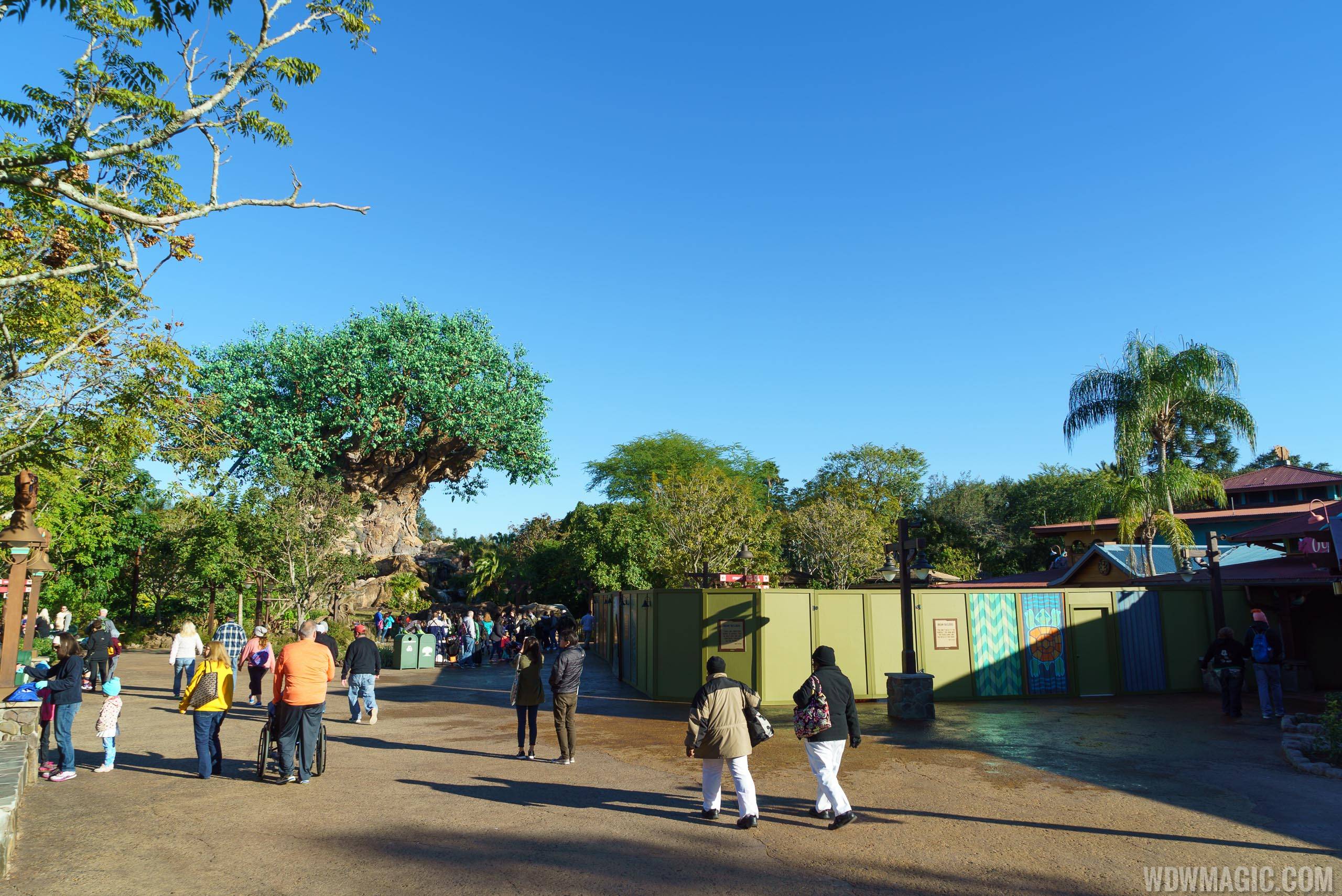PHOTOS - Disney Outfitters walled off for refurbishment at Disney's Animal Kingdom