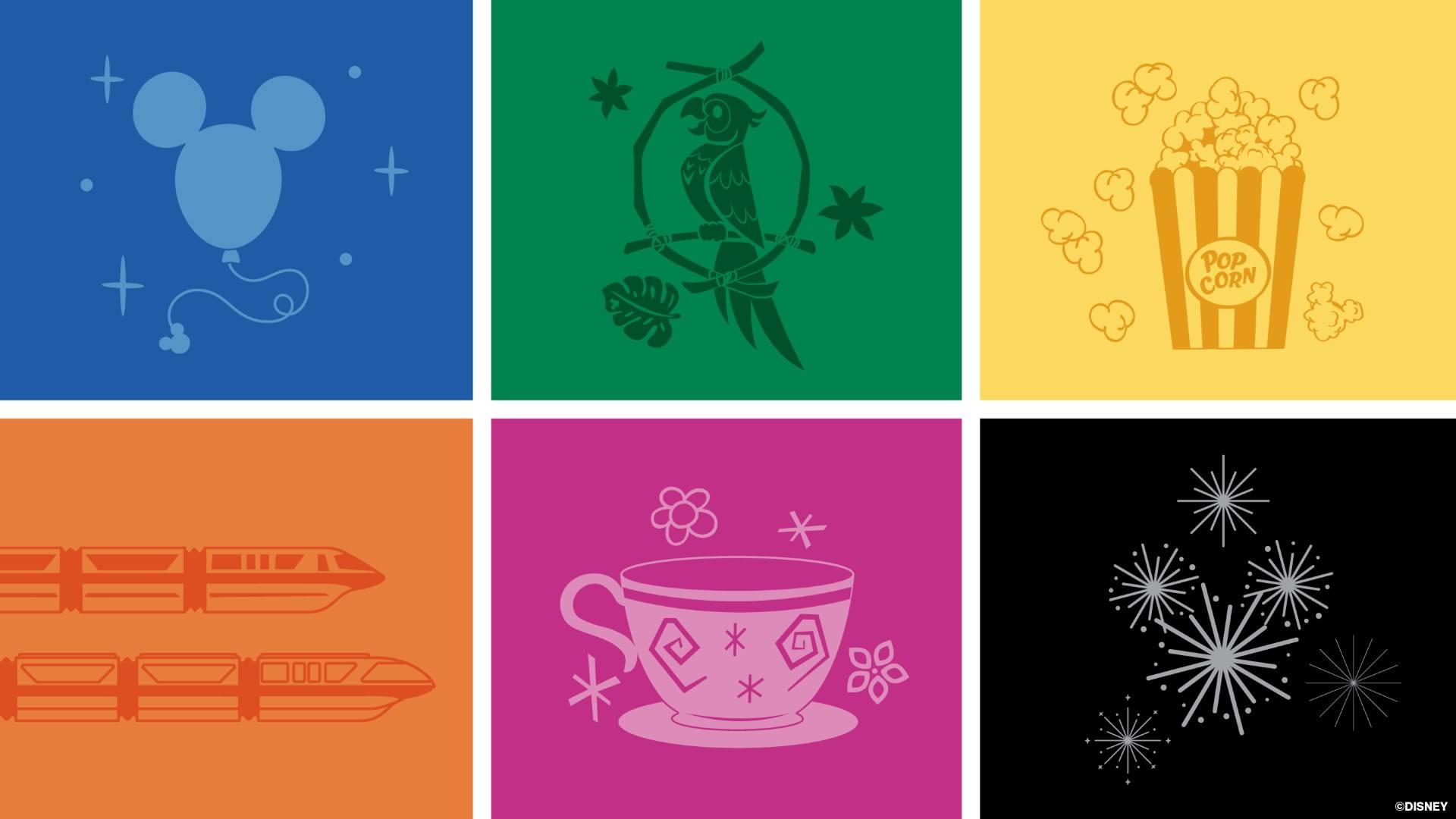 Disney Parks Logo Mania: Every Color, Every Collection