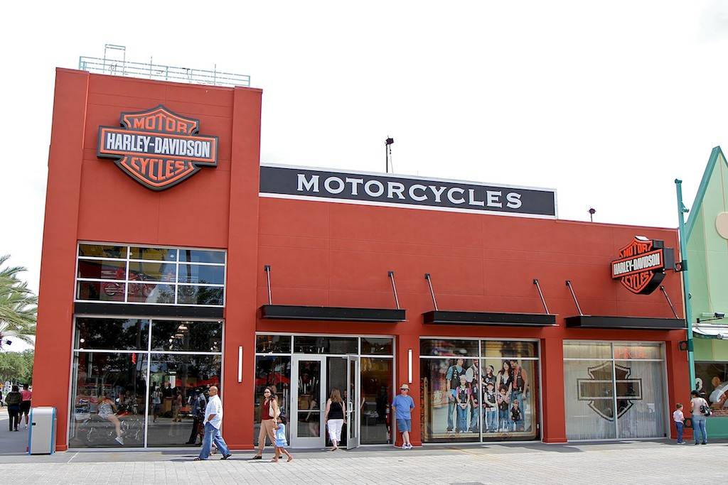 Harley-Davidson Motor Cycles new store complete