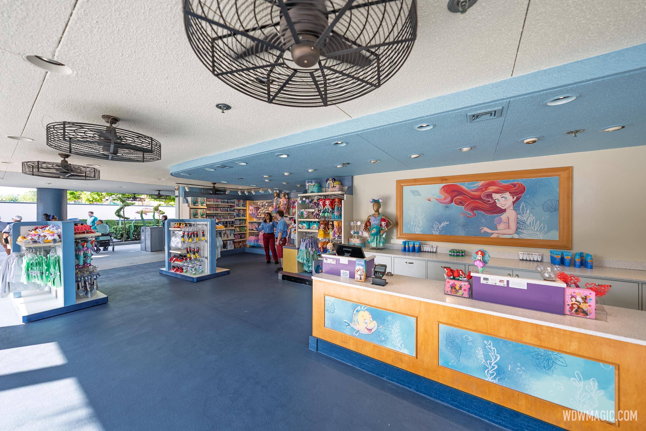 In Character Gift Store Reopens at Disney's Hollywood Studios with Little Mermaid Merchandise