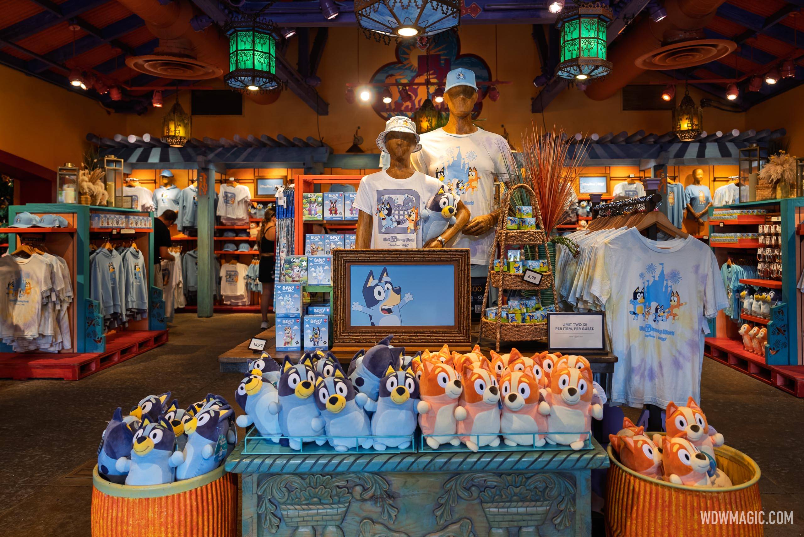 Bluey Plush, Apparel and Collectibles at Island Mercantile Animal Kingdom