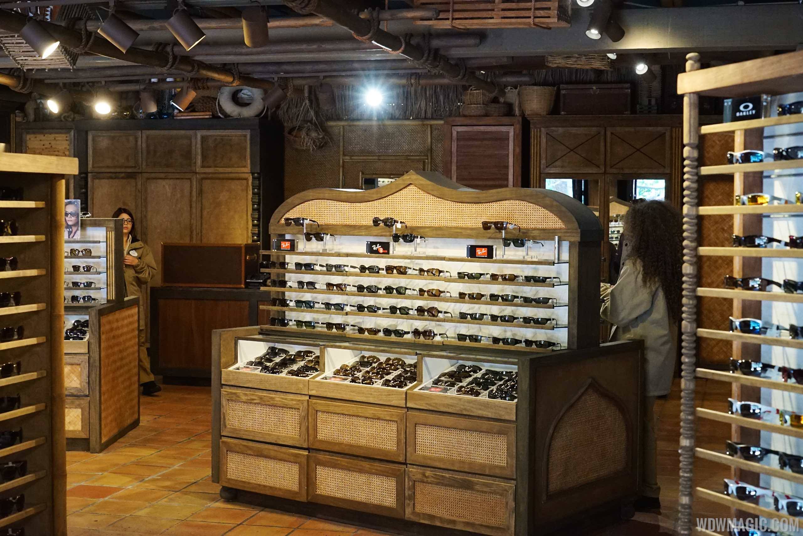 PHOTOS - A look inside the new Island Supply by Sunglass Hut in the Magic Kingdom's Adventureland