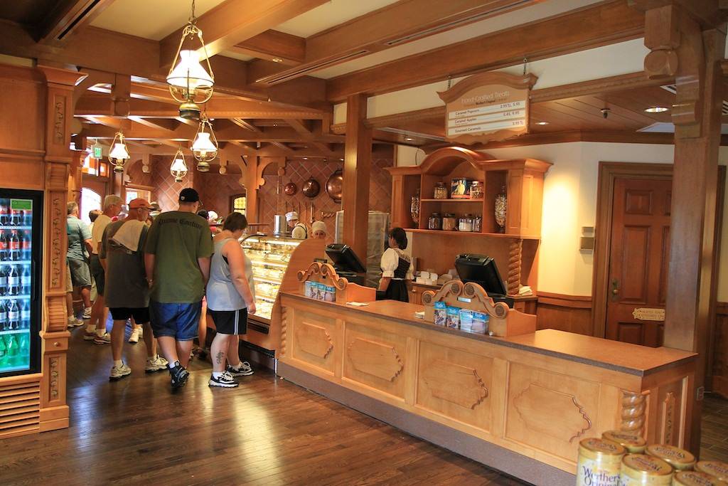 Opening day interior, food and merchandise